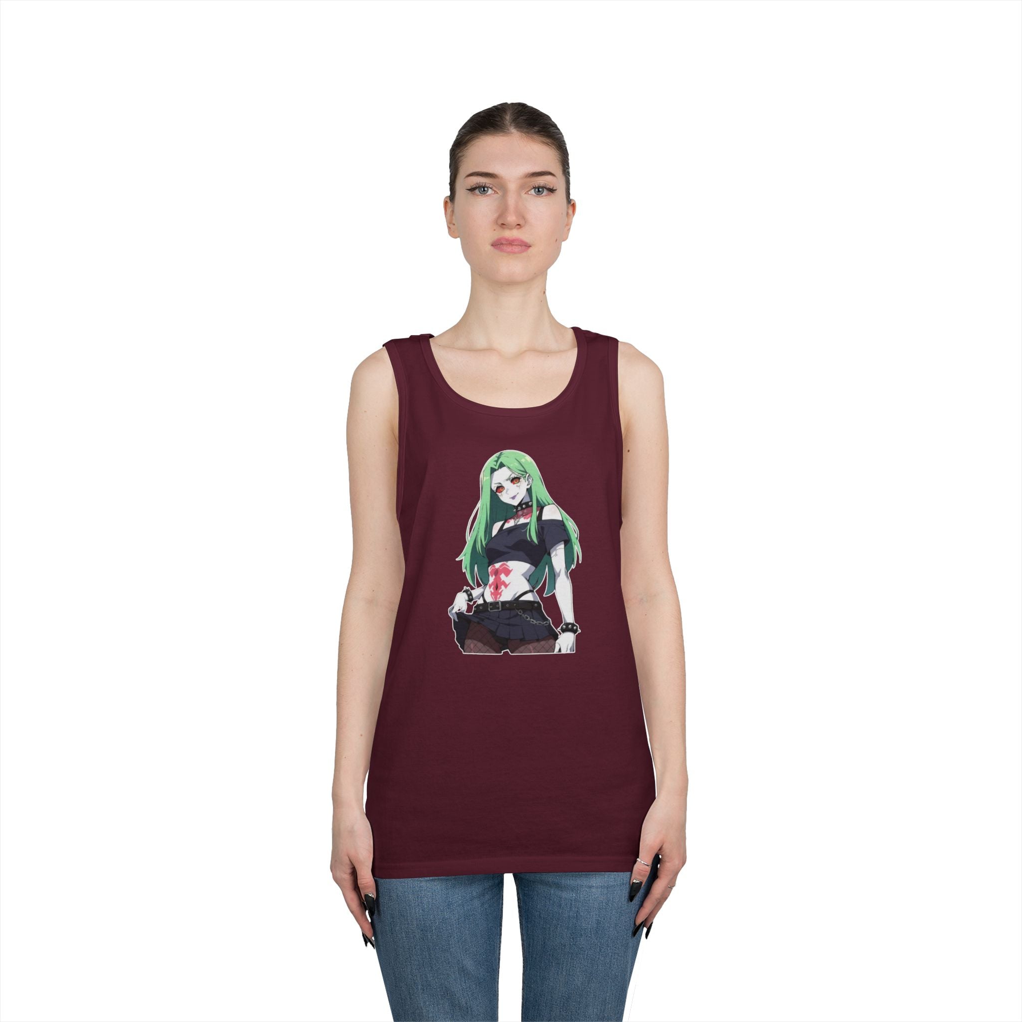 Rebecca Cyberpunk Futuristic Heavy Cotton Tank Top