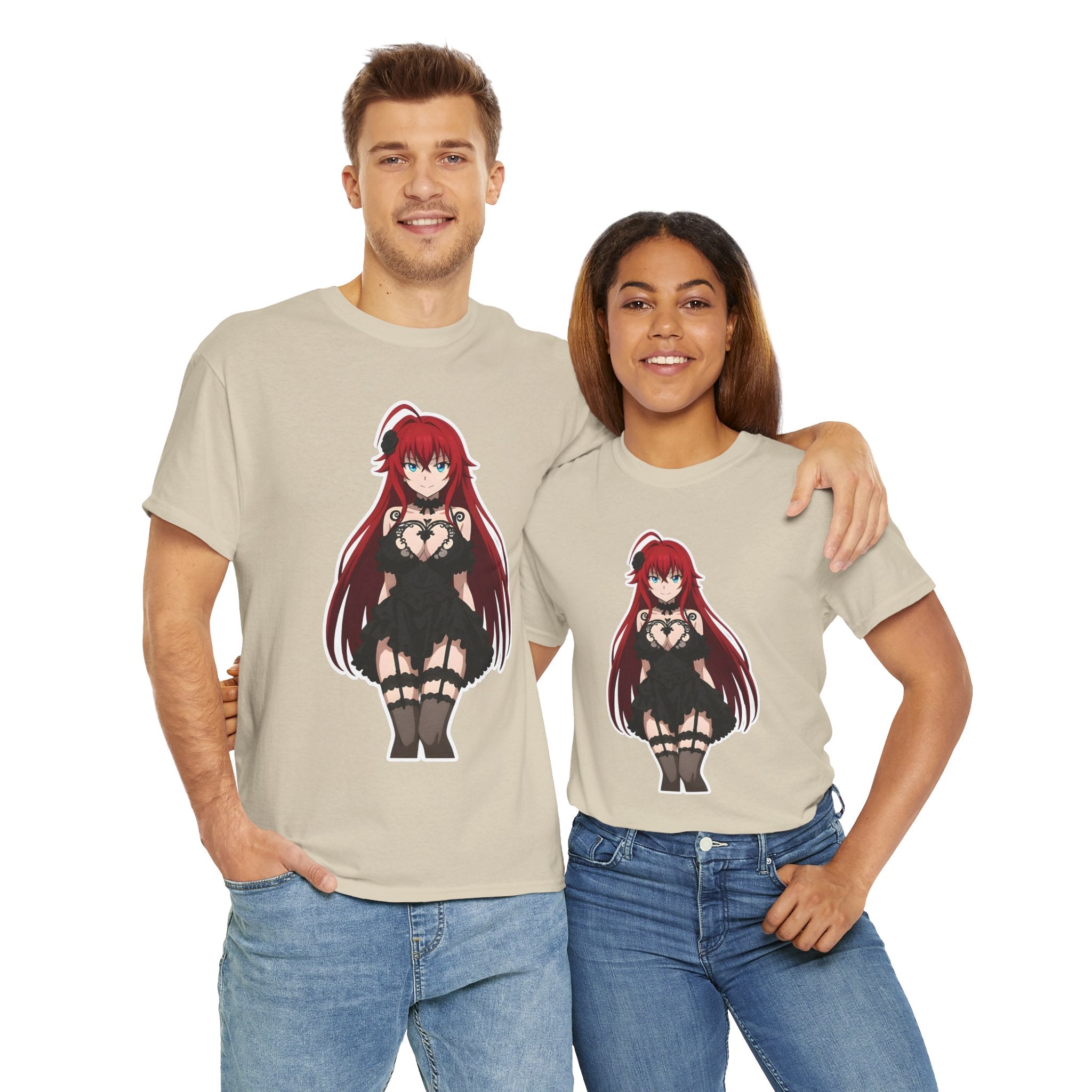 Rias Gremory Gothic Style Waifu Unisex Heavy Cotton Tee