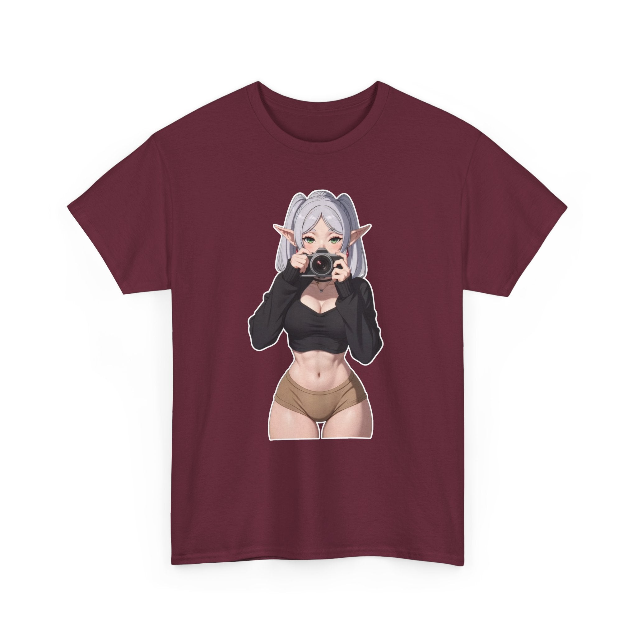 Frieren Cute Unisex Heavy Cotton Tee