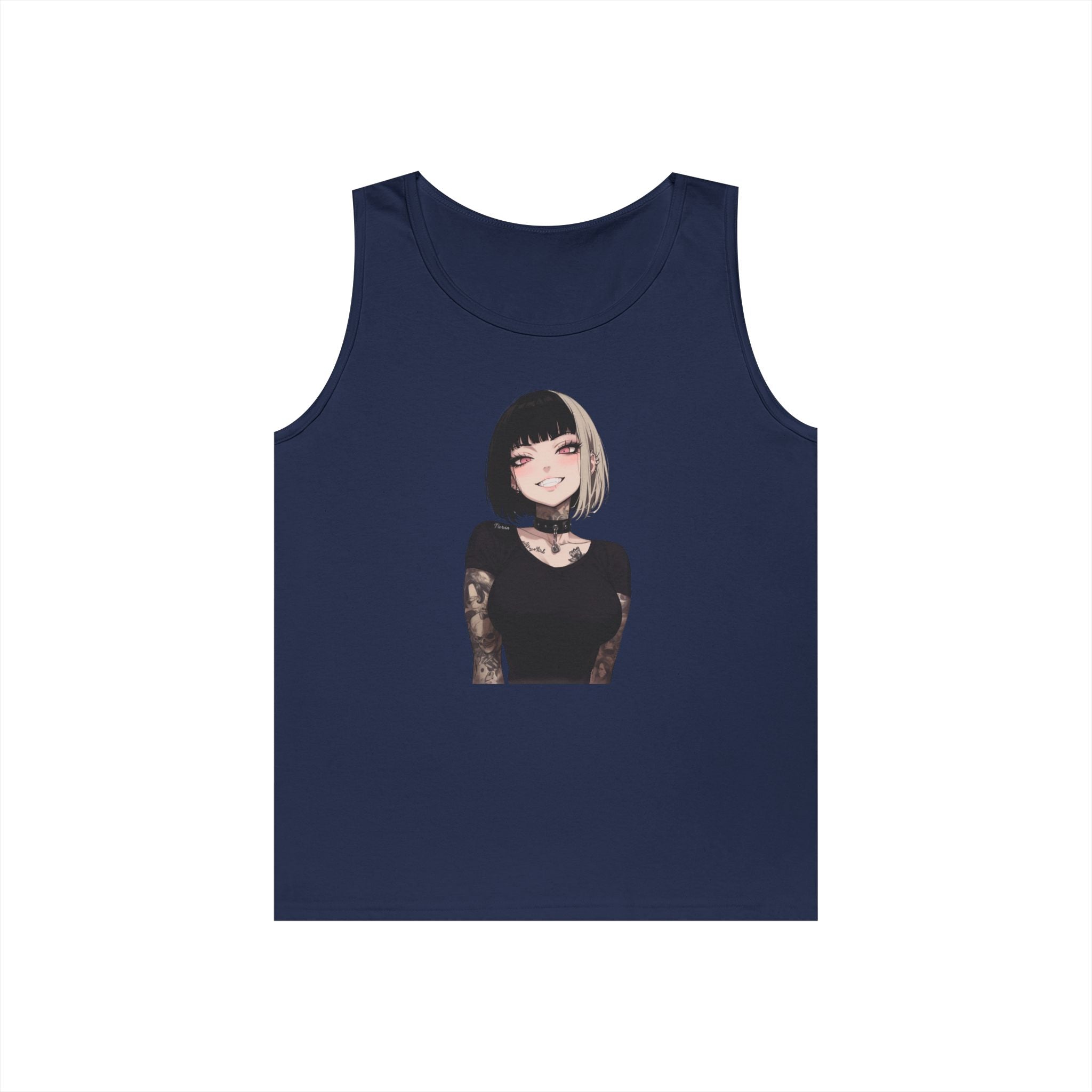 Himiko Toga Gothic Tattooed Style Heavy Cotton Tank Top