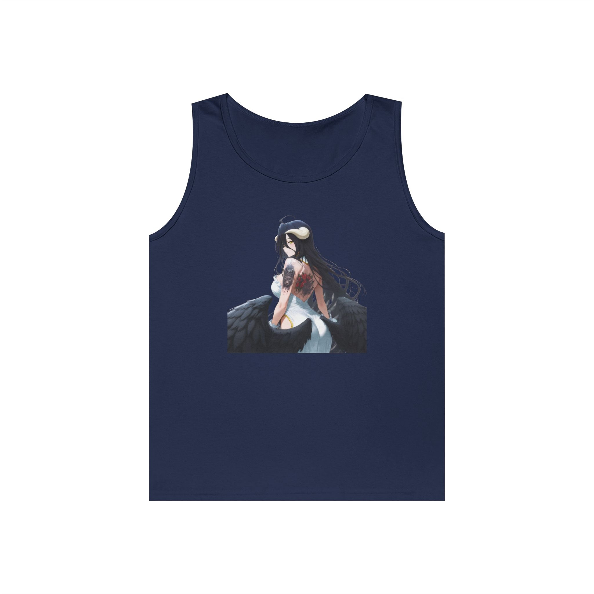 Gothic Albedo Overlord Waifu Heavy Cotton Tank Top