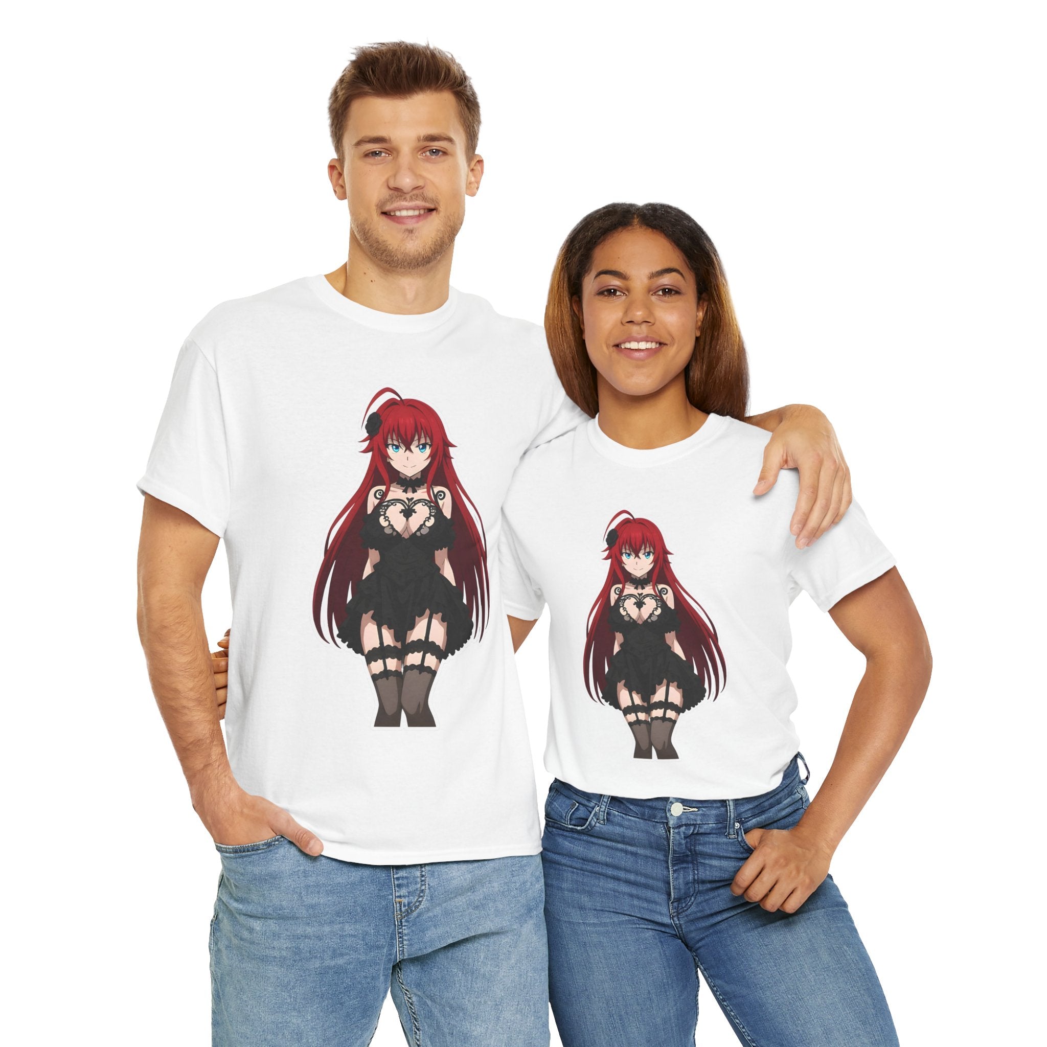 Rias Gremory Gothic Style Waifu Unisex Heavy Cotton Tee