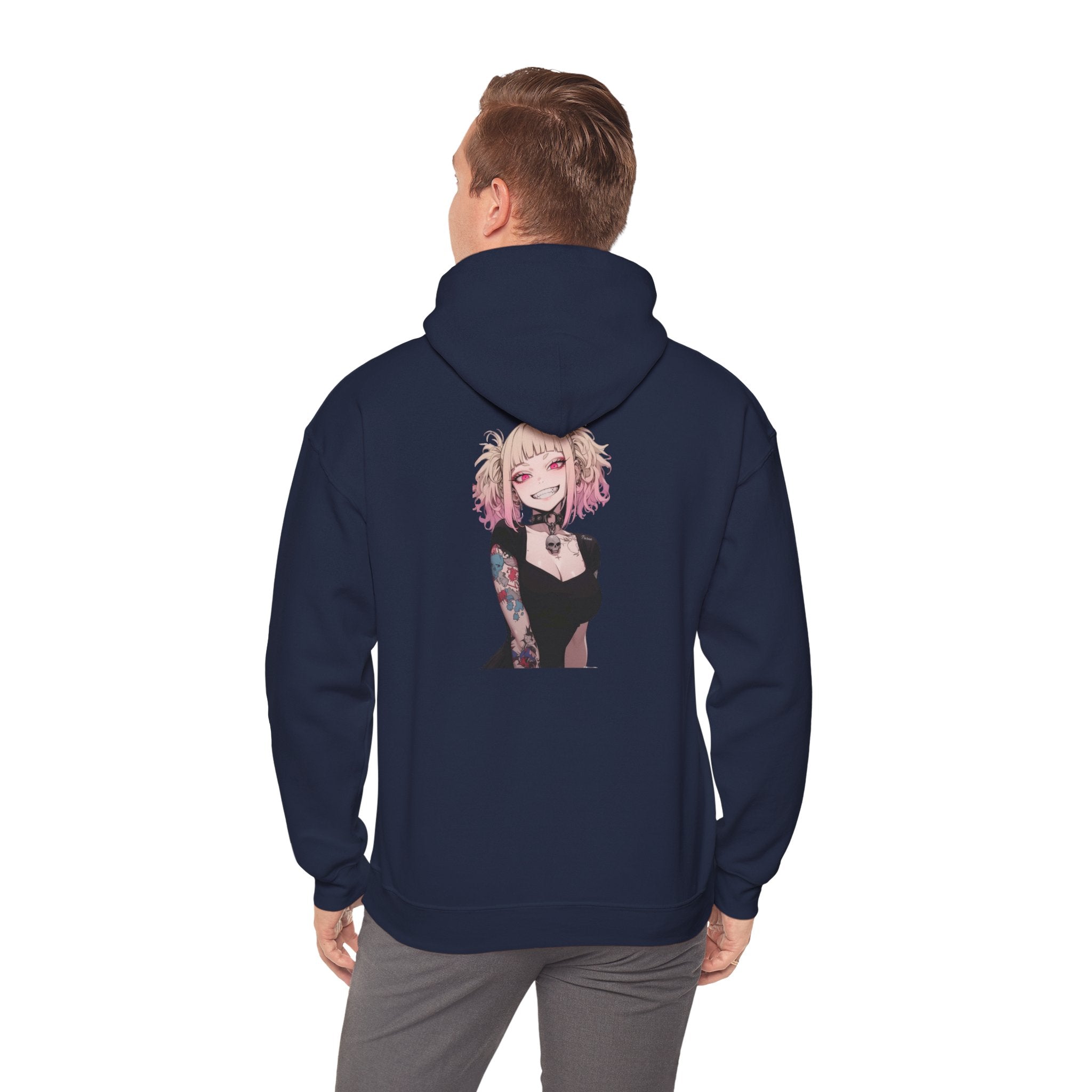 Gothic Himiko Toga Tattooed Crazy Unisex Heavy Blend™ Hooded Sweatshirt