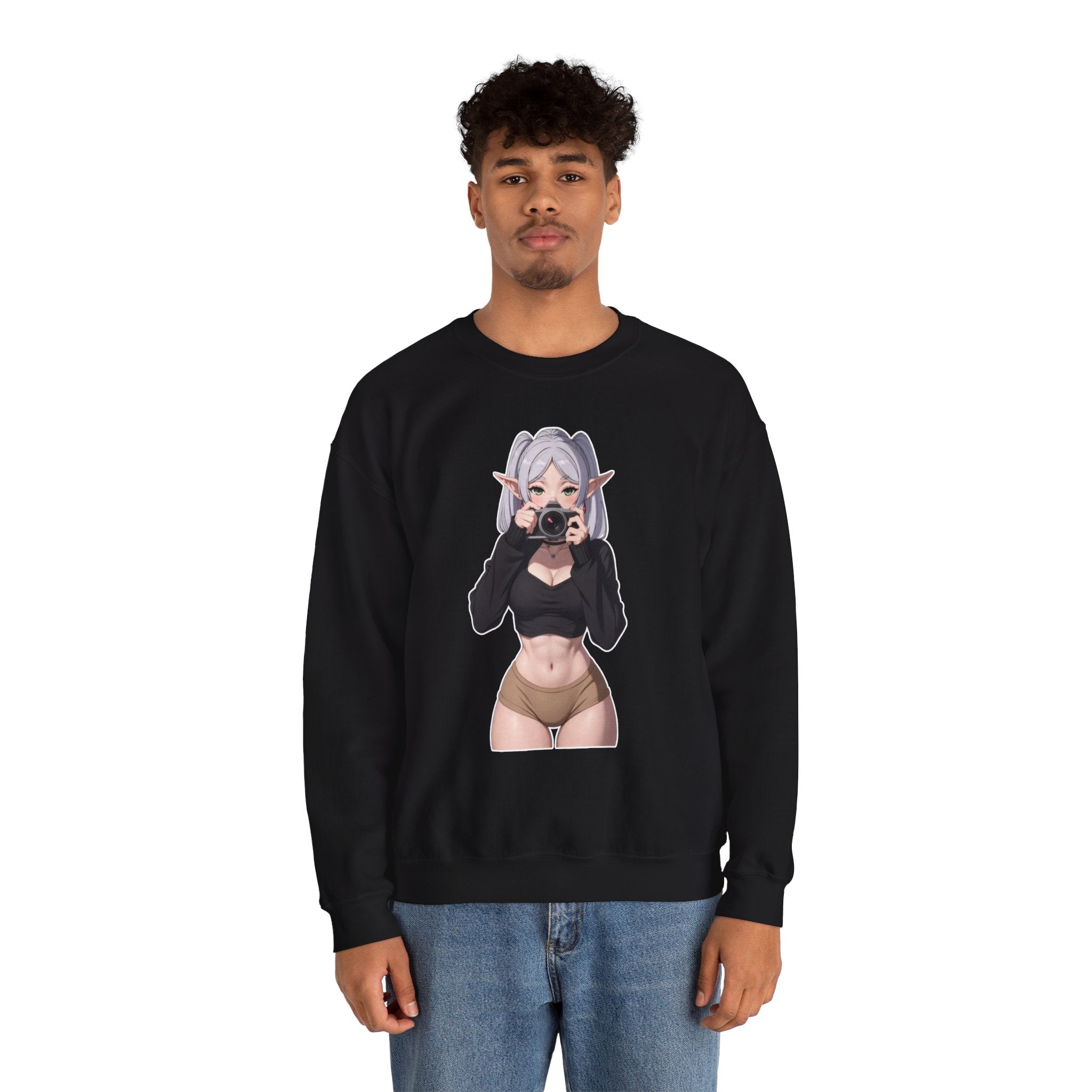Frieren Cute Unisex Heavy Blend™ Crewneck Sweatshirt