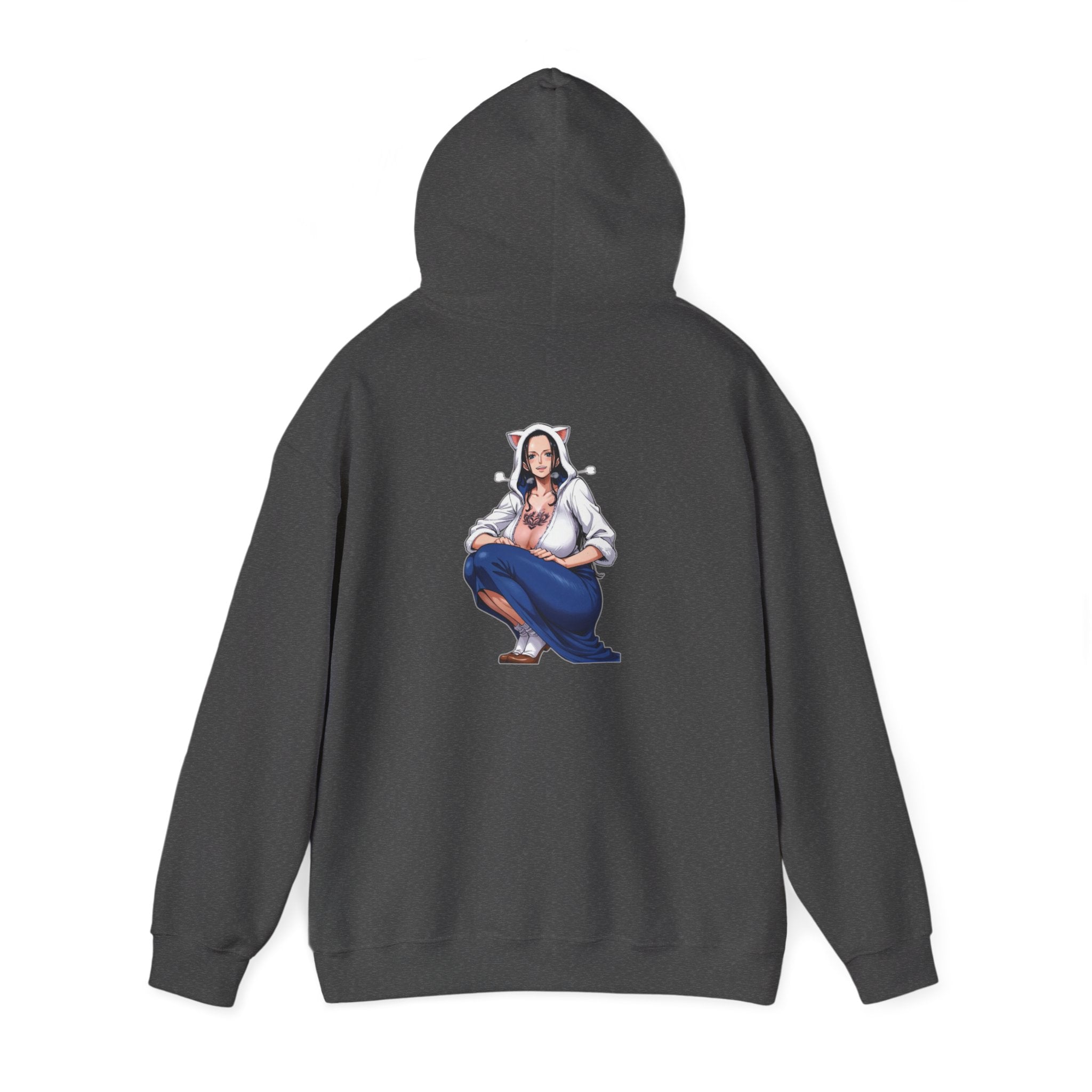 Nico Robin Catgirl Casual Anime Unisex Heavy Blend™ Hooded Sweatshirt