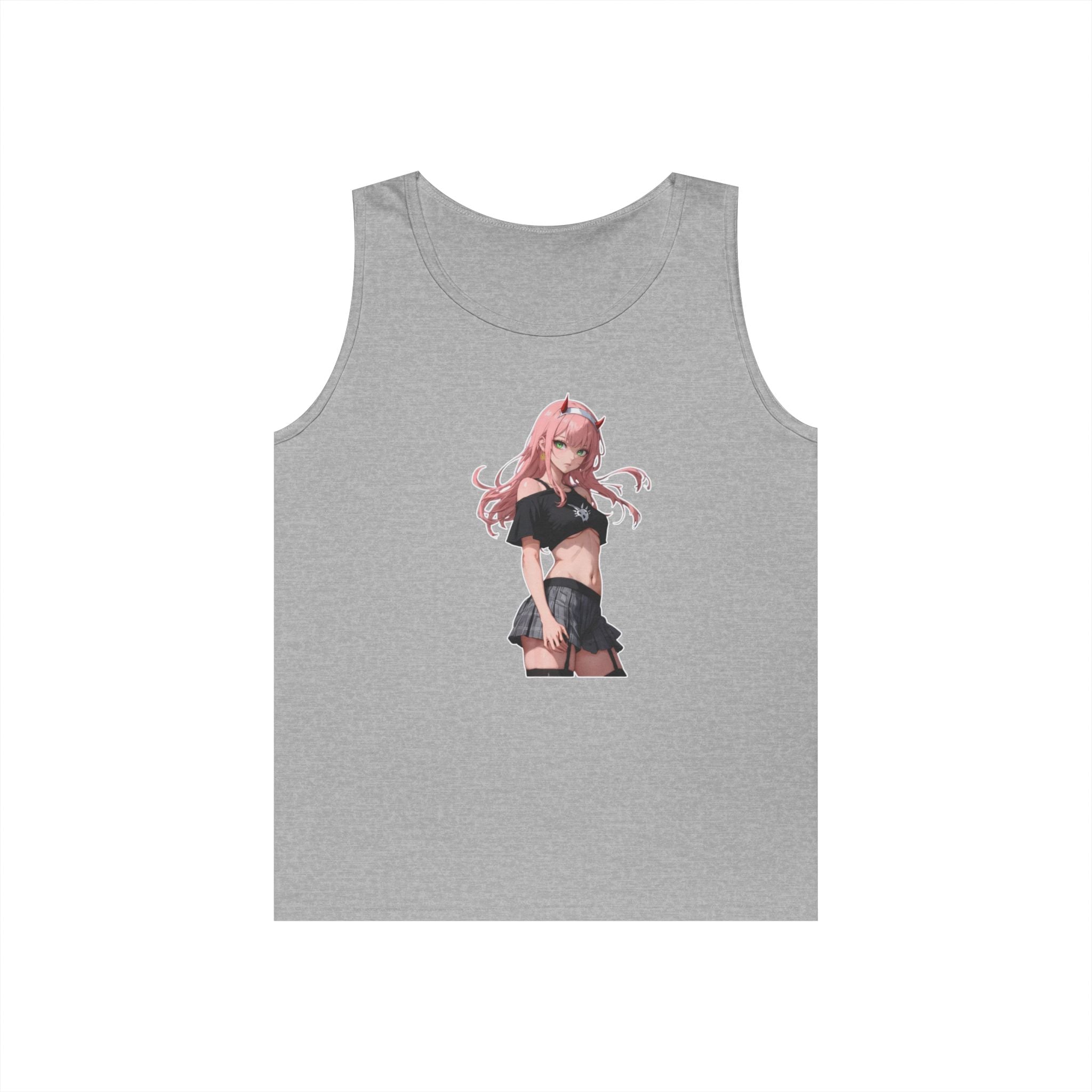 Zero Two Streetwear Style Heavy Cotton Tank Top