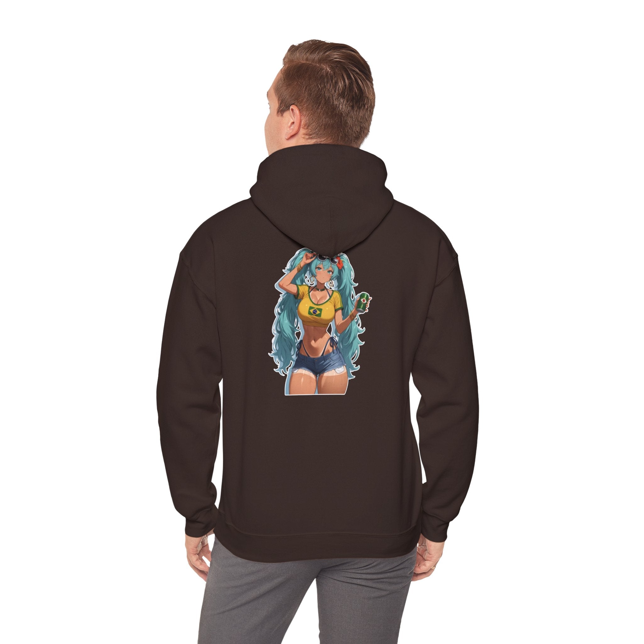 Hatsune Miku Brazil Girl Unisex Heavy Blend™ Hooded Sweatshirt