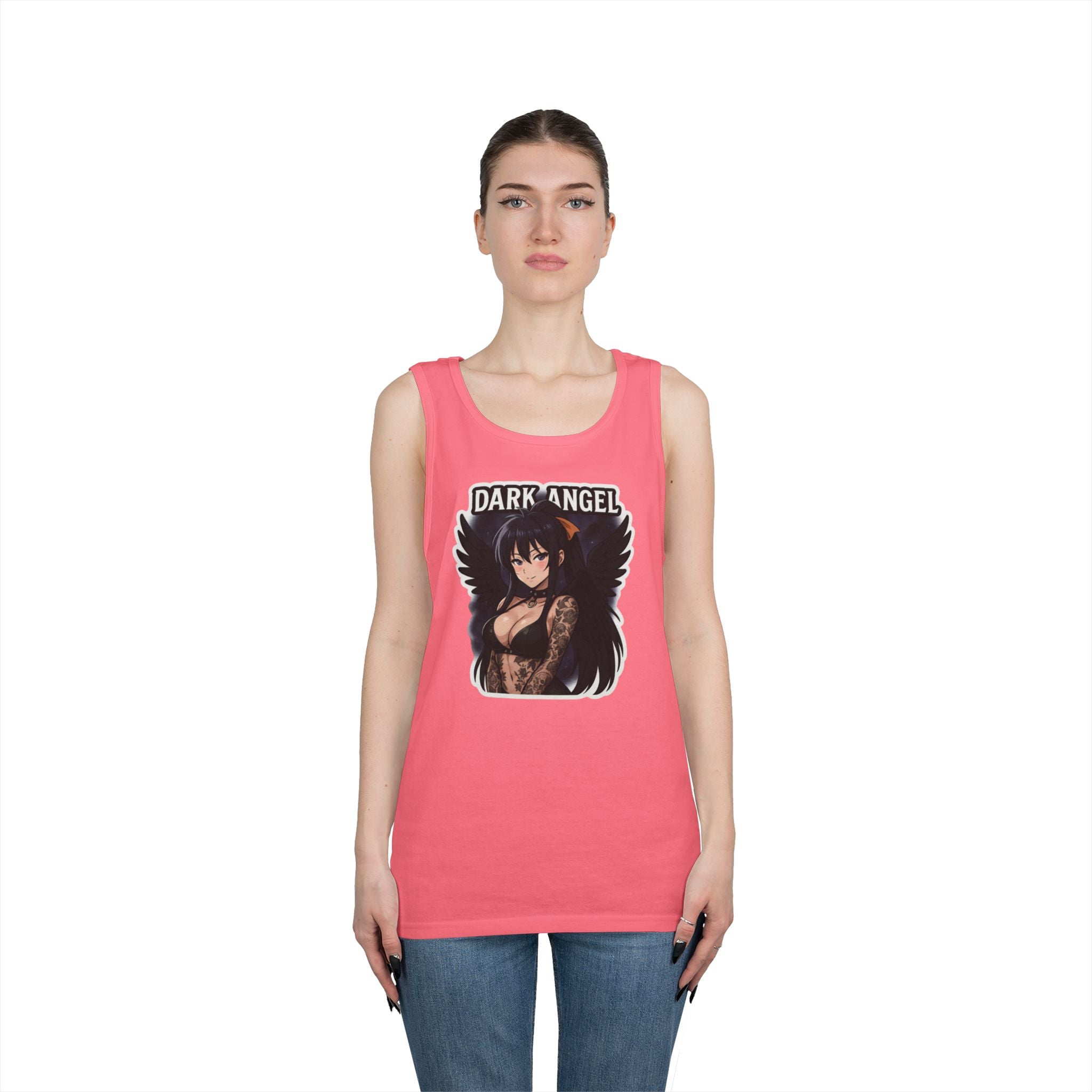 Akeno Himejima Dark Angel Heavy Cotton Tank Top