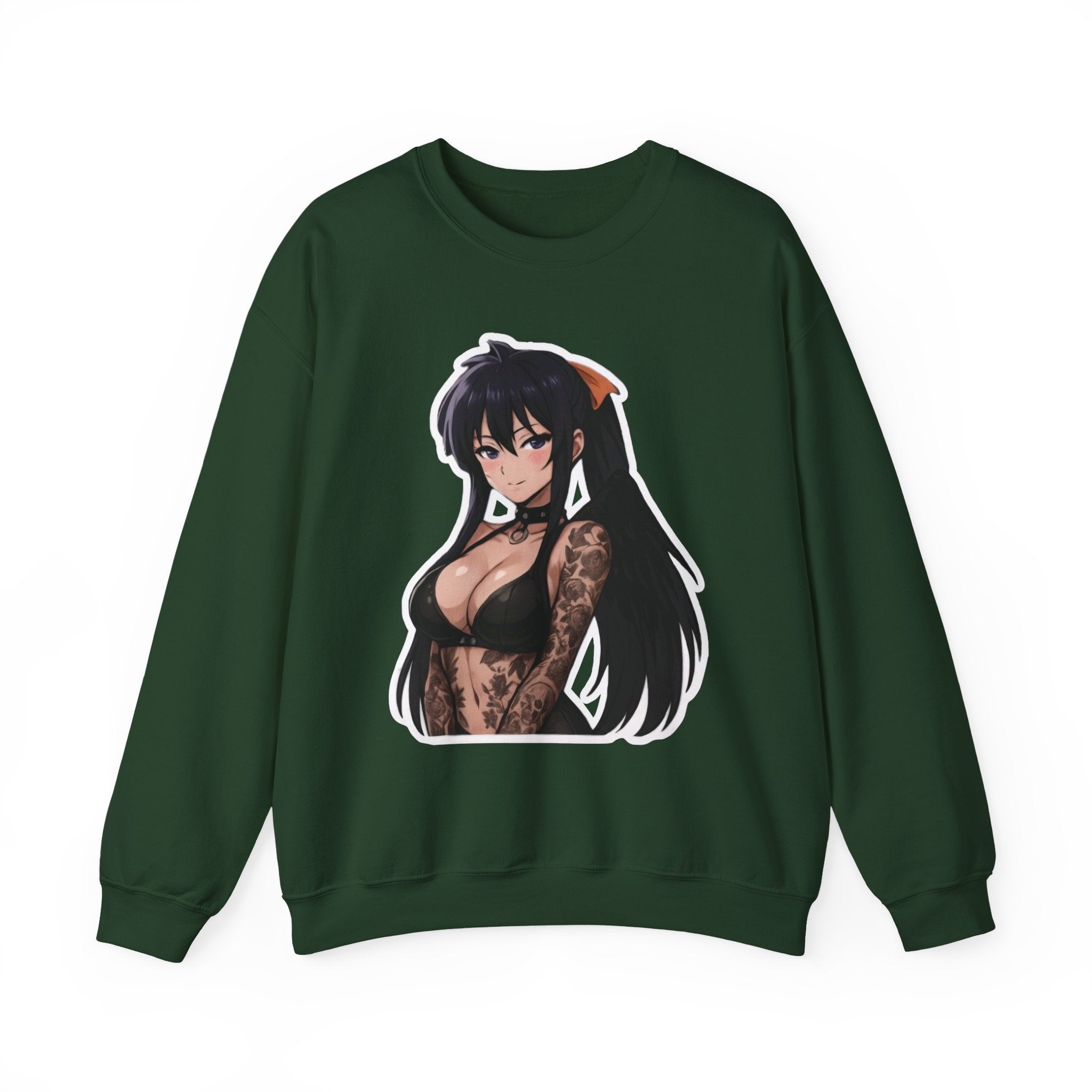 Akeno Himejima Unisex Heavy Blend™ Crewneck Sweatshirt
