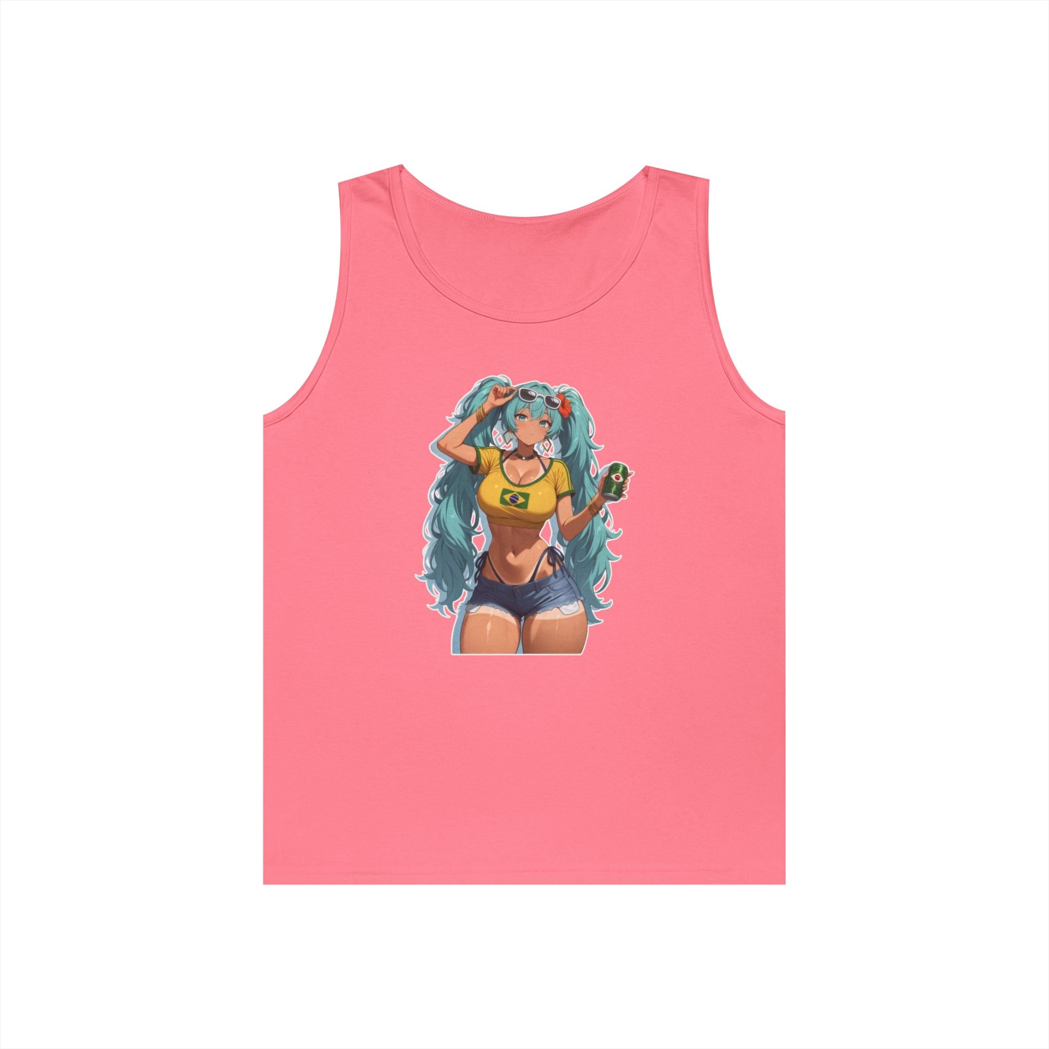 Hatsune Miku Brazil Girl Heavy Cotton Tank Top