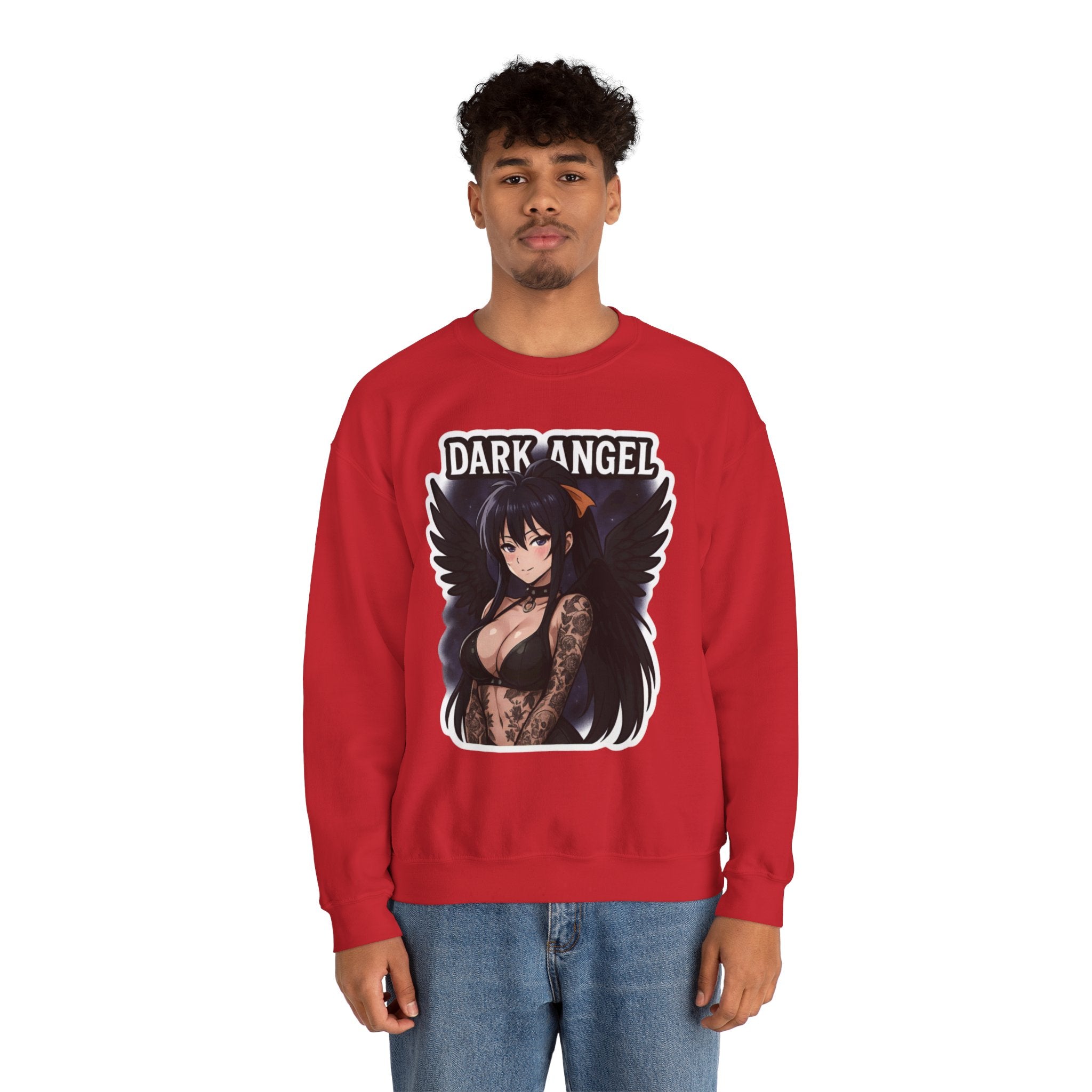 Akeno Himejima Dark Angel Unisex Heavy Blend™ Crewneck Sweatshirt