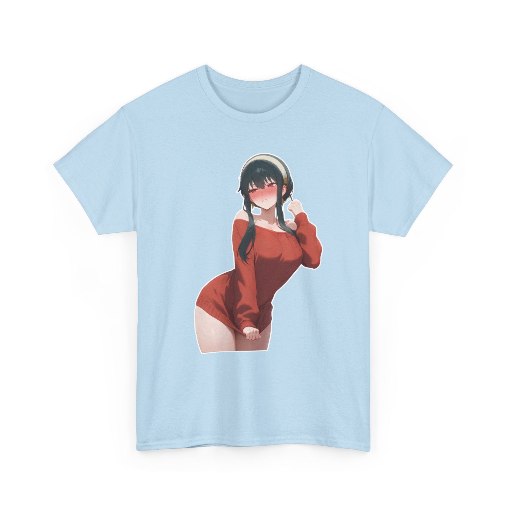 Yor Forger Blushing Waifu Unisex Heavy Cotton Tee