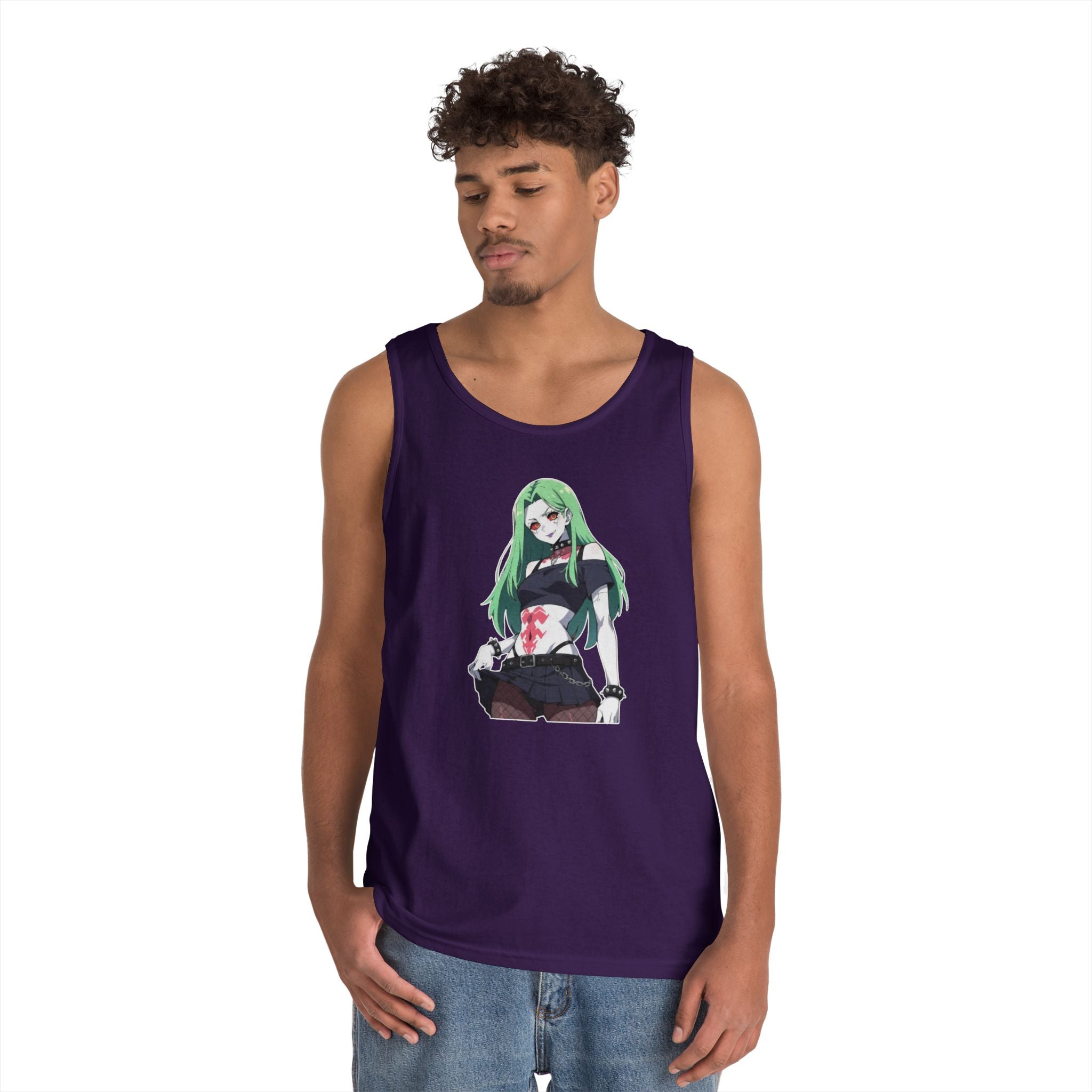 Rebecca Cyberpunk Futuristic Heavy Cotton Tank Top
