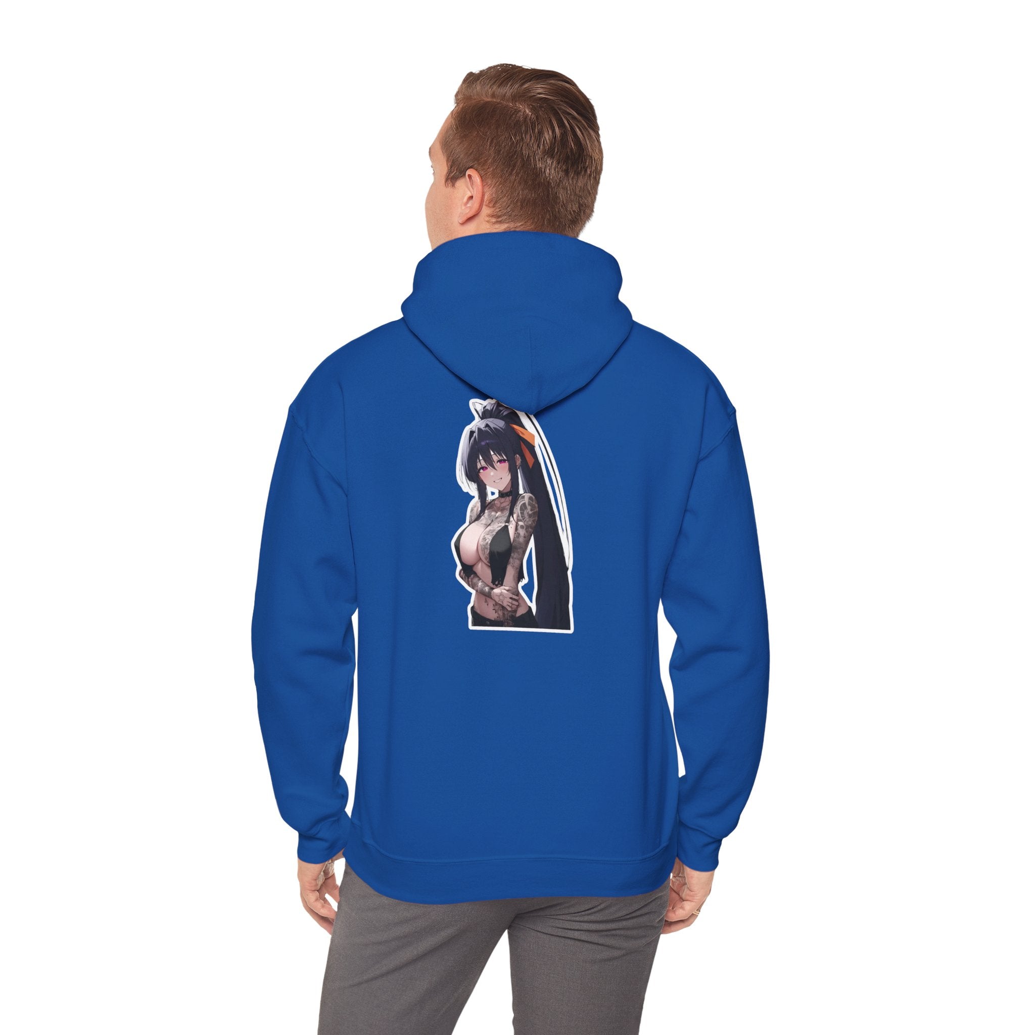 Akeno Himejima Gothic Tattooed Unisex Heavy Blend™ Hooded Sweatshirt