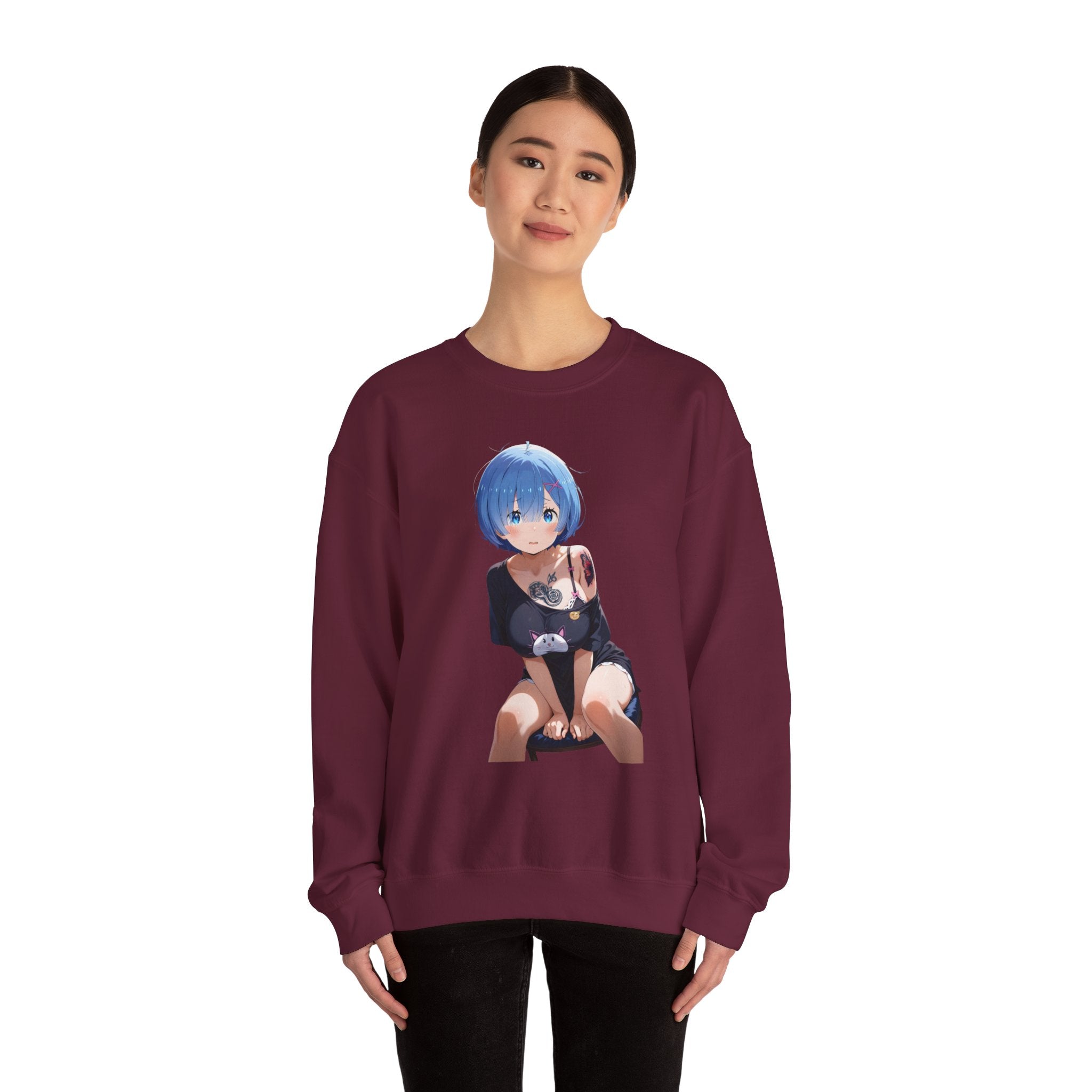 Sexy Rem Tattooed Unisex Heavy Blend™ Crewneck Sweatshirt