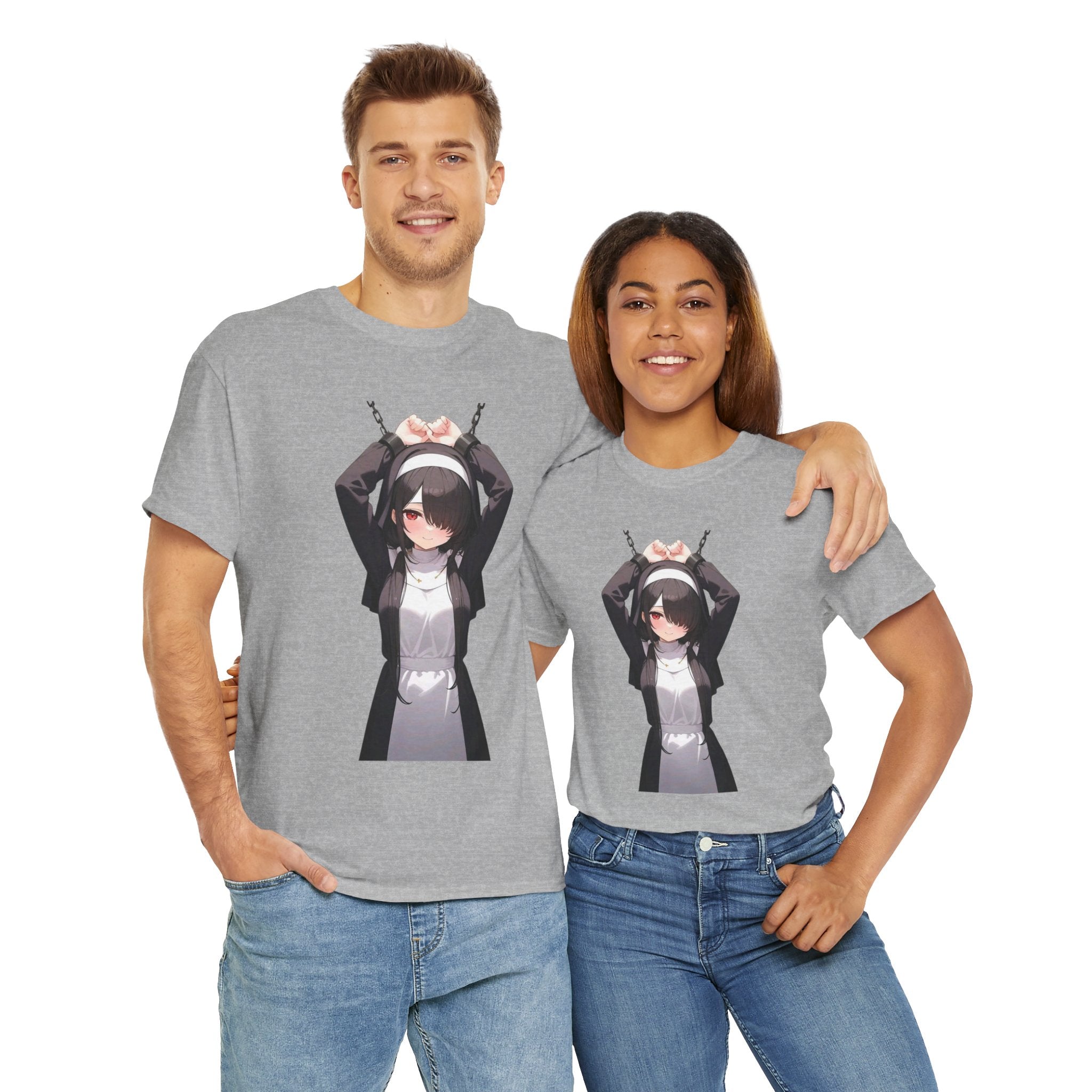 Tokisaki Kurum Nun Gothic Anime Heavy Cotton Tee