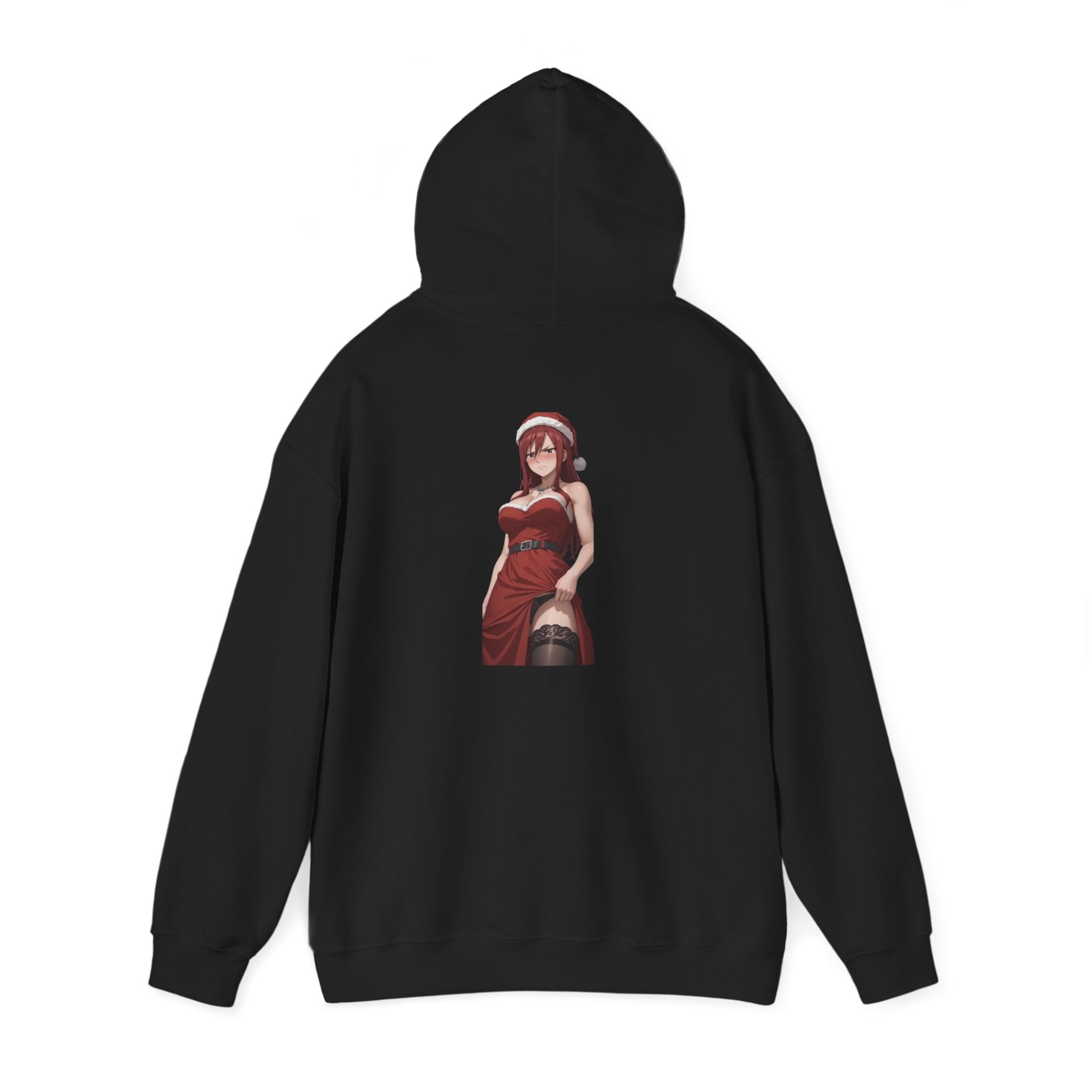 Ezra Scarlet Christmas Themed Angry Anime Unisex Heavy Blend™ Hooded Sweatshirt