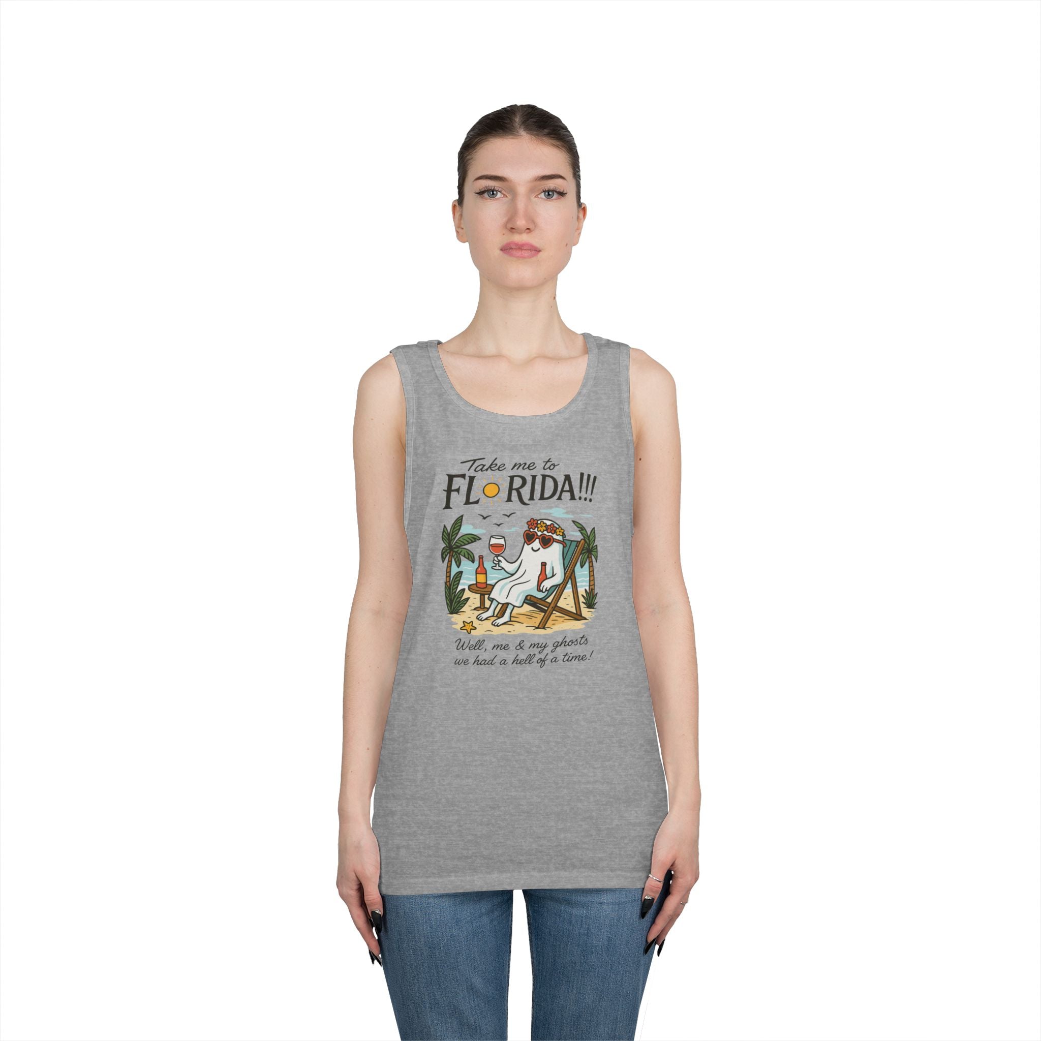 Take Me To Forida Unisex Heavy Cotton Tank Top