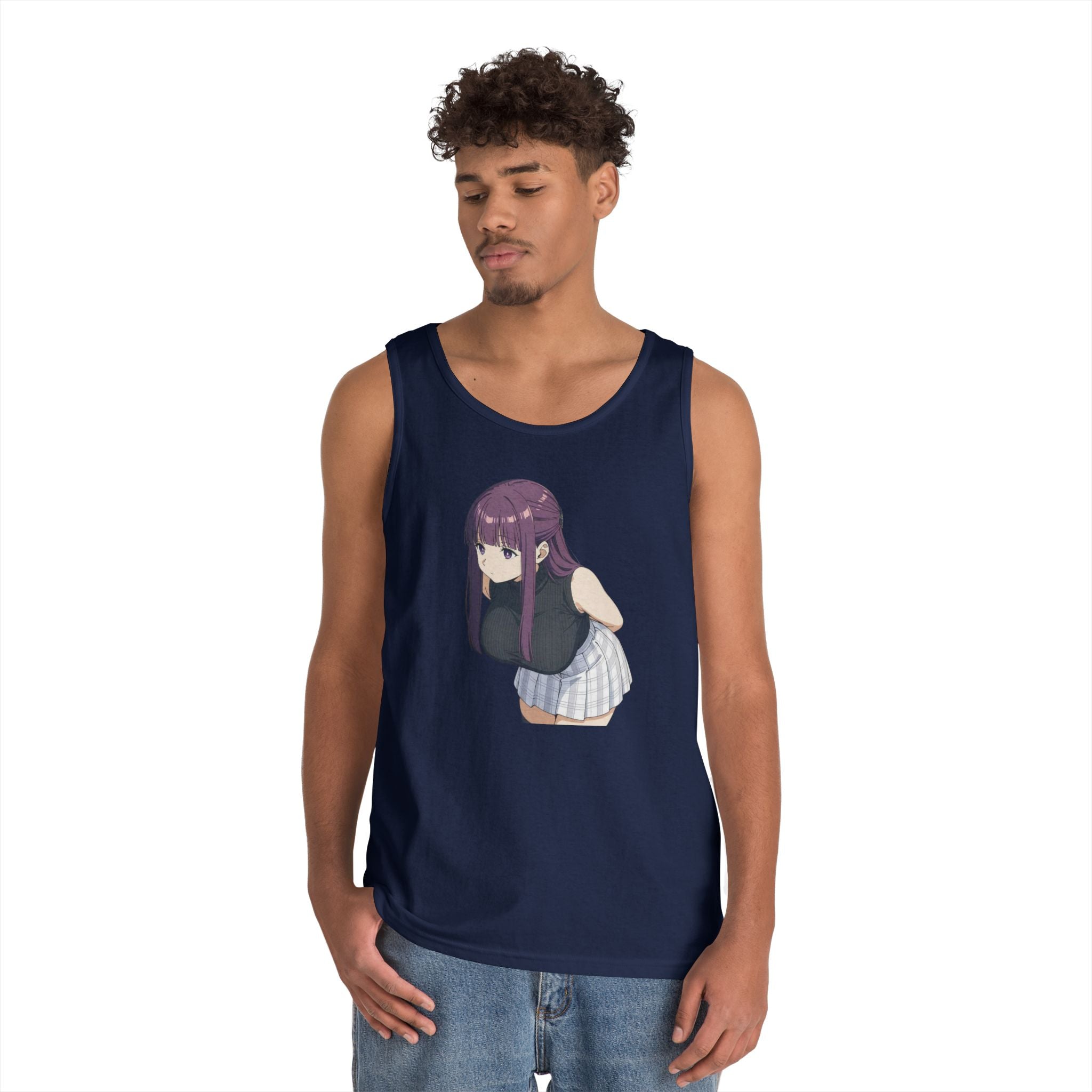 Fern Anime Heavy Cotton Tank Top