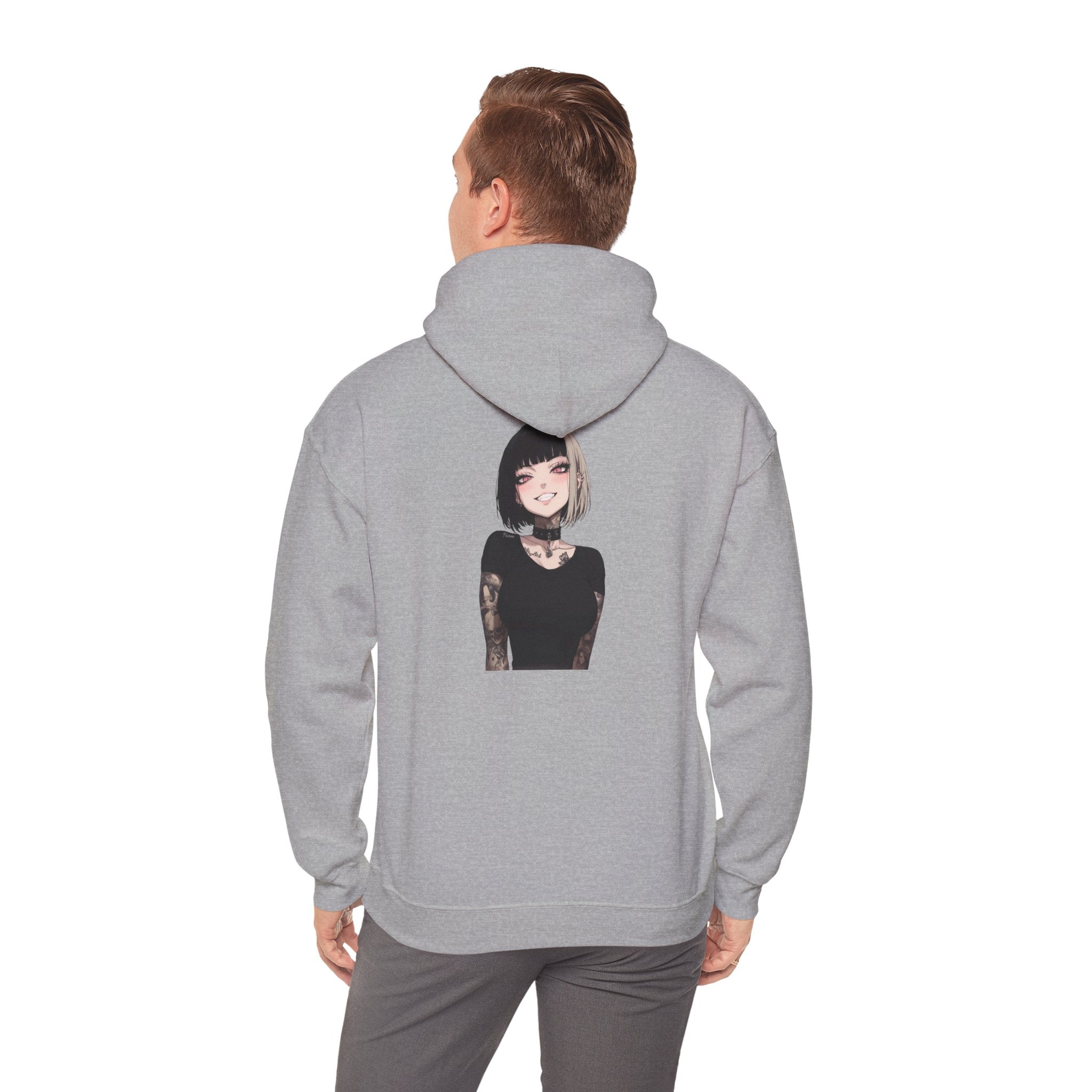 Himiko Toga Gothic Tattooed Style Unisex Heavy Blend™ Hooded Sweatshirt