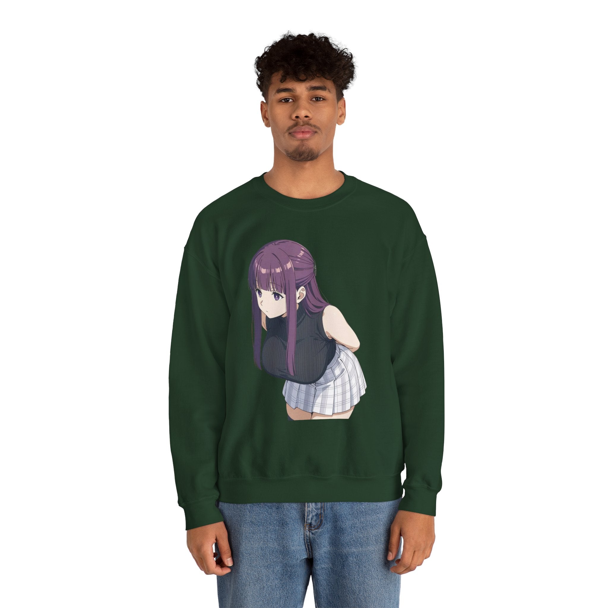 Fern Anime Unisex Heavy Blend™ Crewneck Sweatshirt