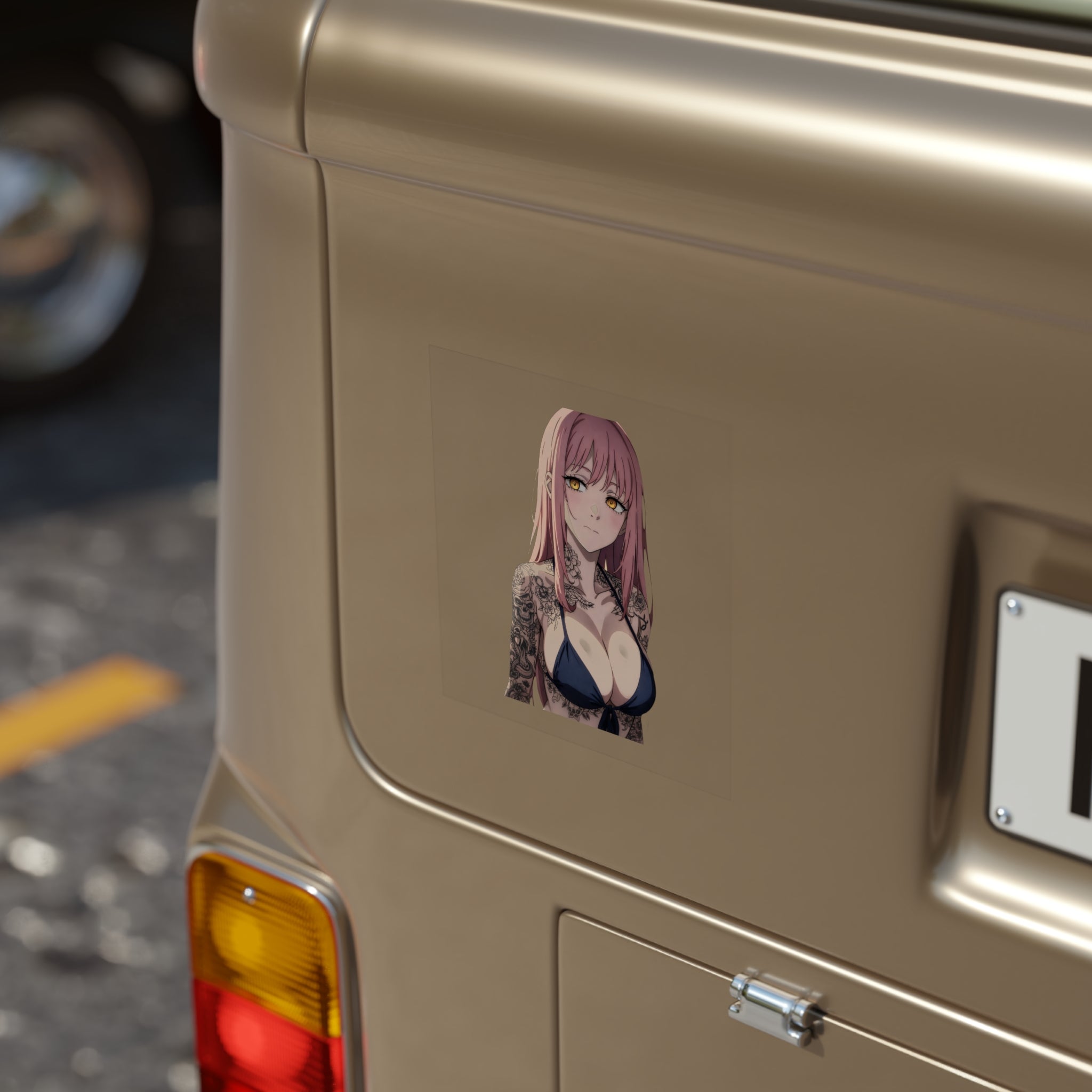Makima Tattoo Bikini Waifu Sticker