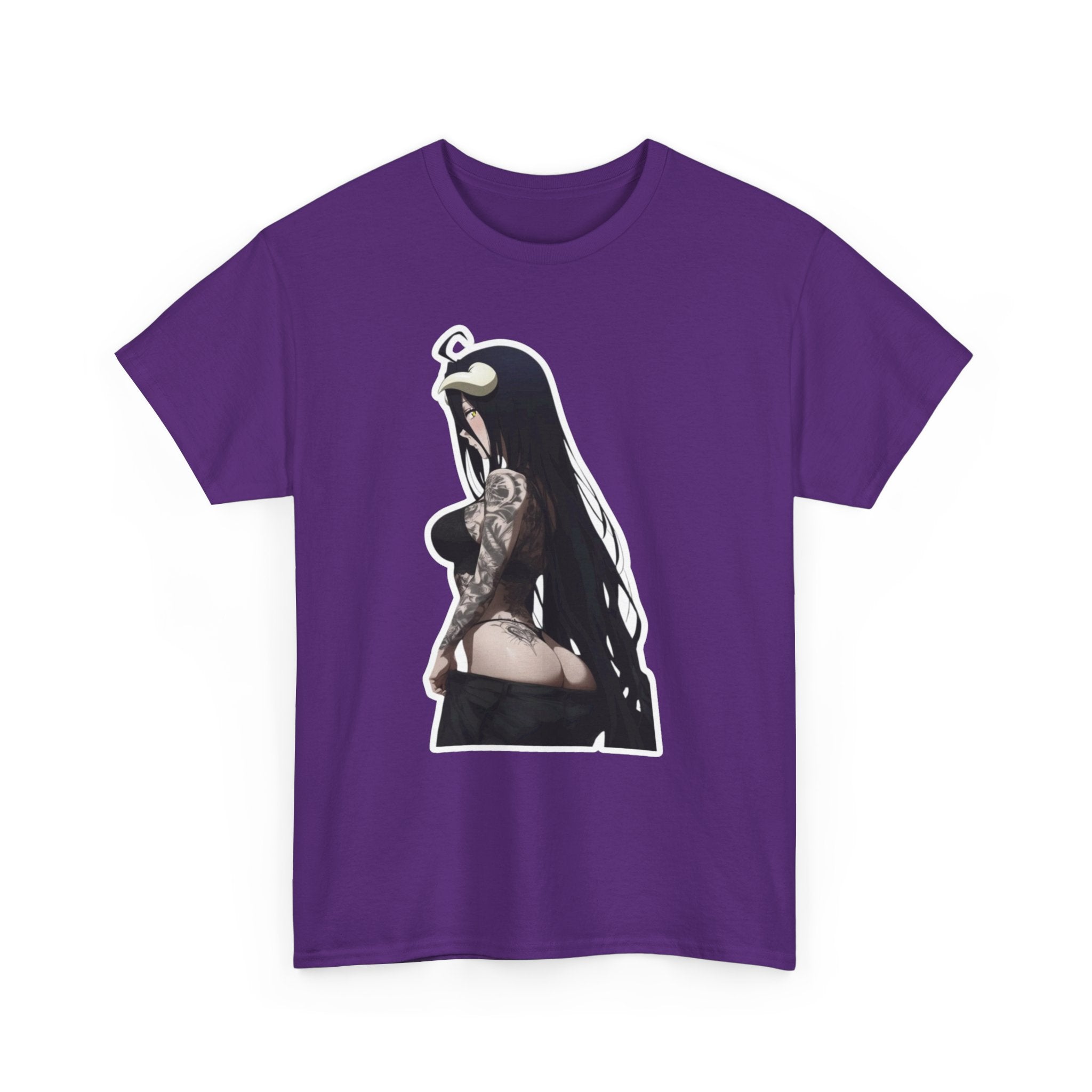 Albedo From Overlord Gothic Tattooed Unisex Heavy Cotton Tee