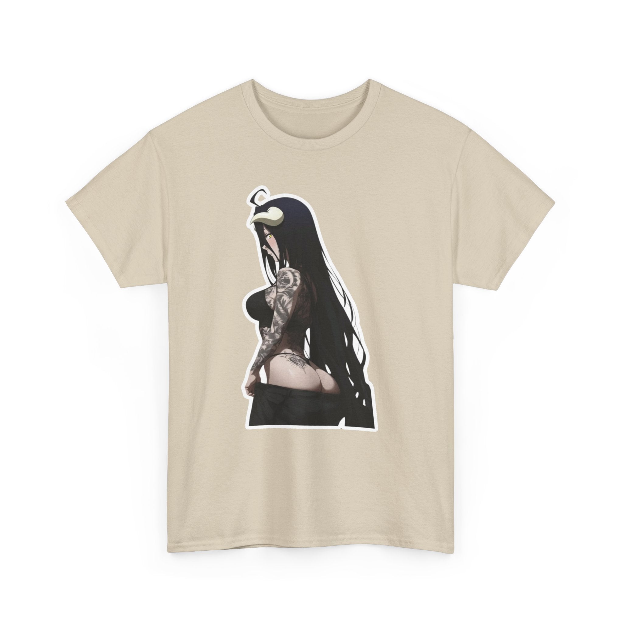 Albedo From Overlord Gothic Tattooed Unisex Heavy Cotton Tee