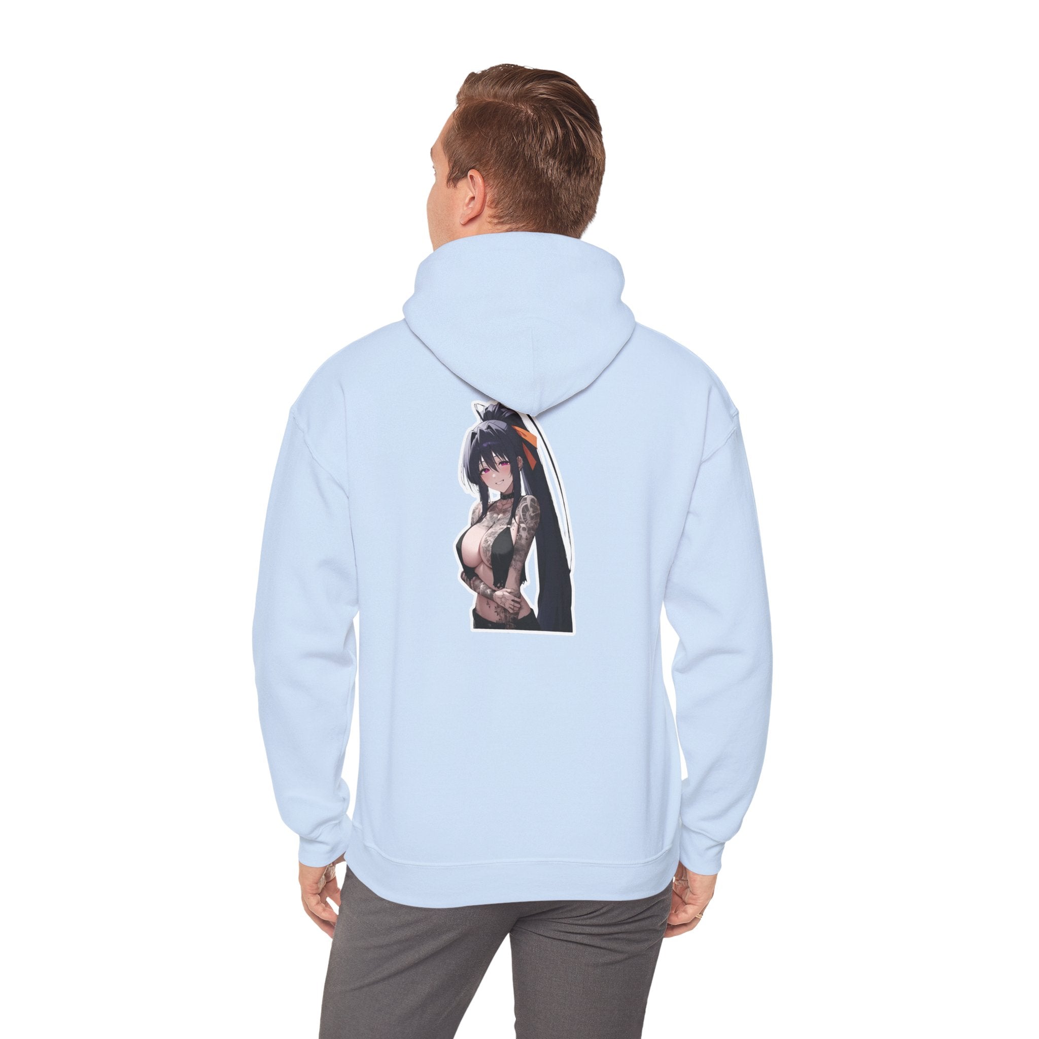 Akeno Himejima Gothic Tattooed Unisex Heavy Blend™ Hooded Sweatshirt