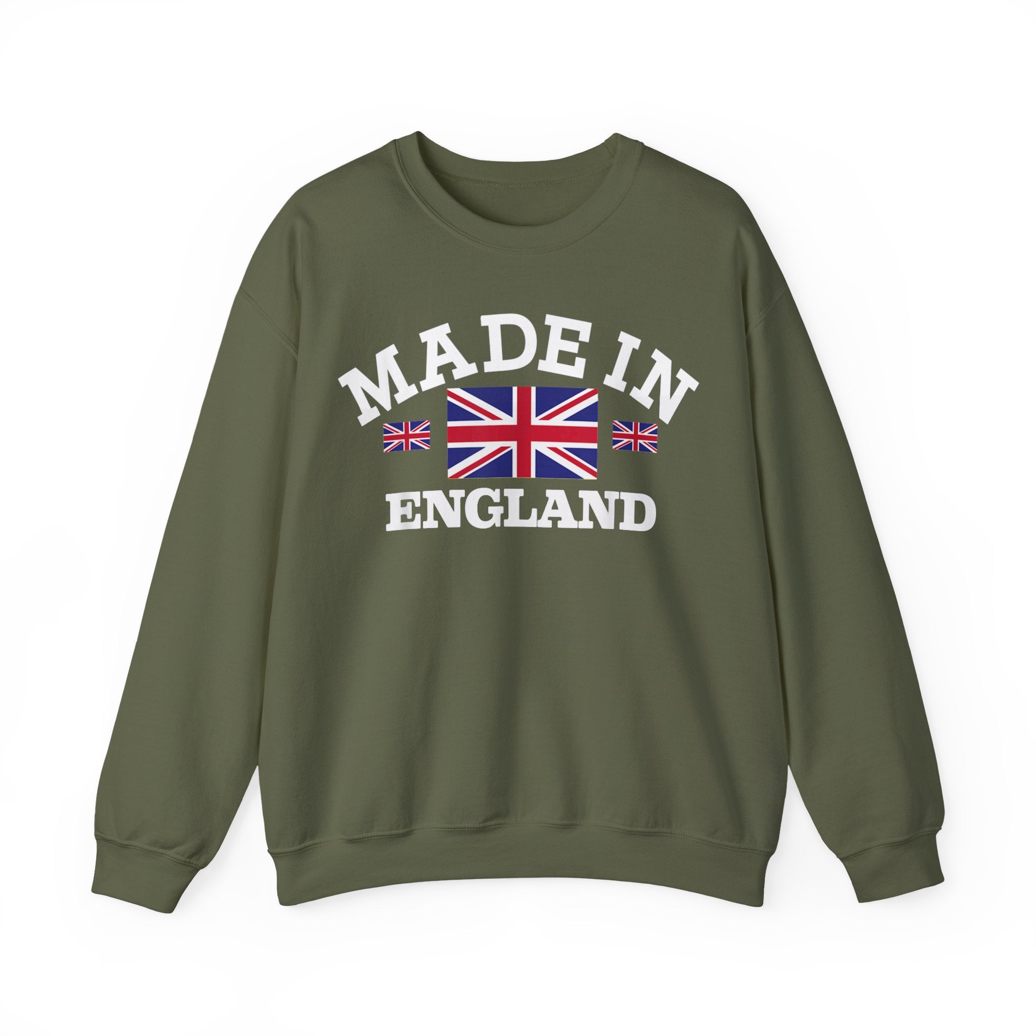 Made in England British Flag Union Jack Unisex Heavy Blend™ Crewneck Sweatshirt