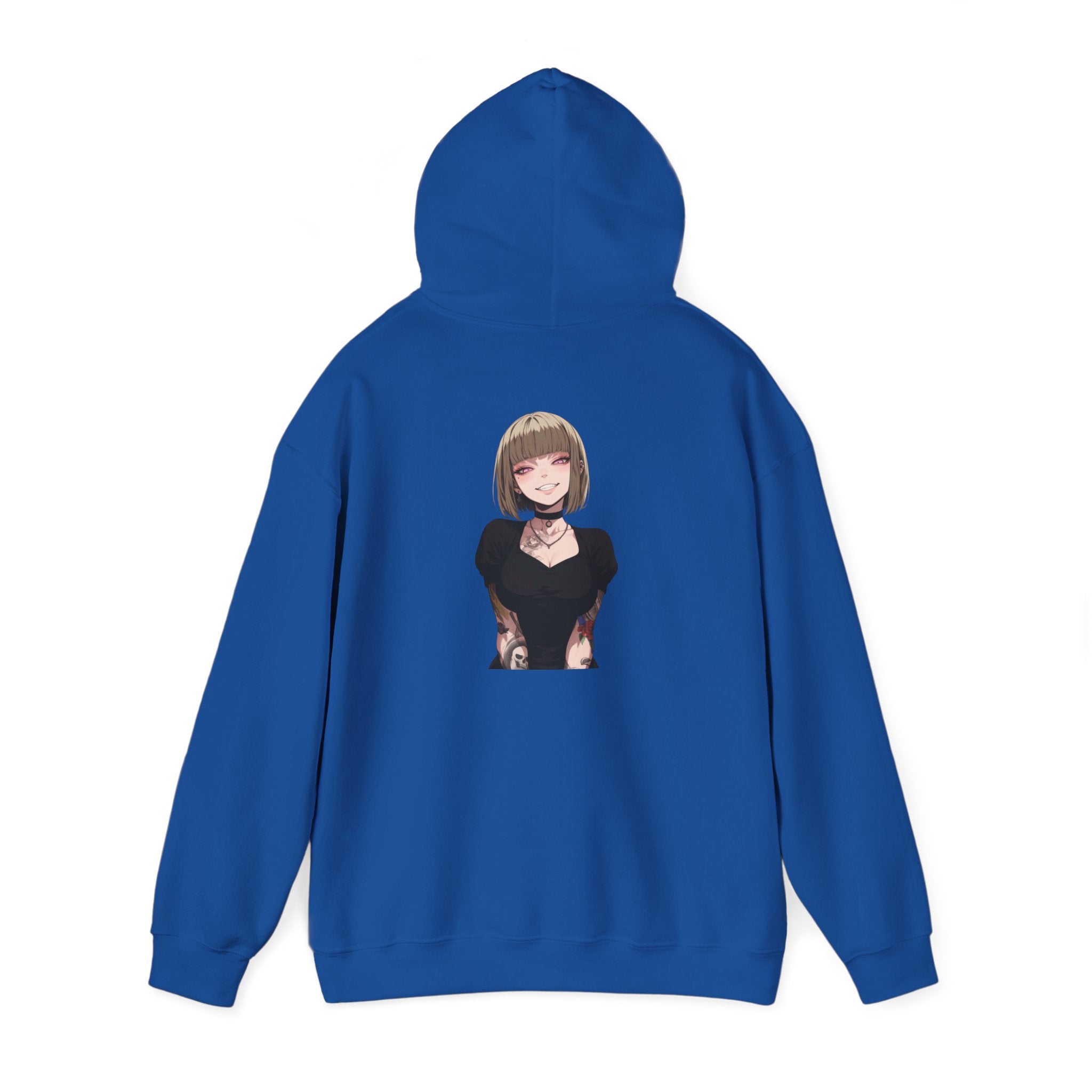 Sexy Style Himiko Toga Skull Tattooed Unisex Heavy Blend™ Hooded Sweatshirt