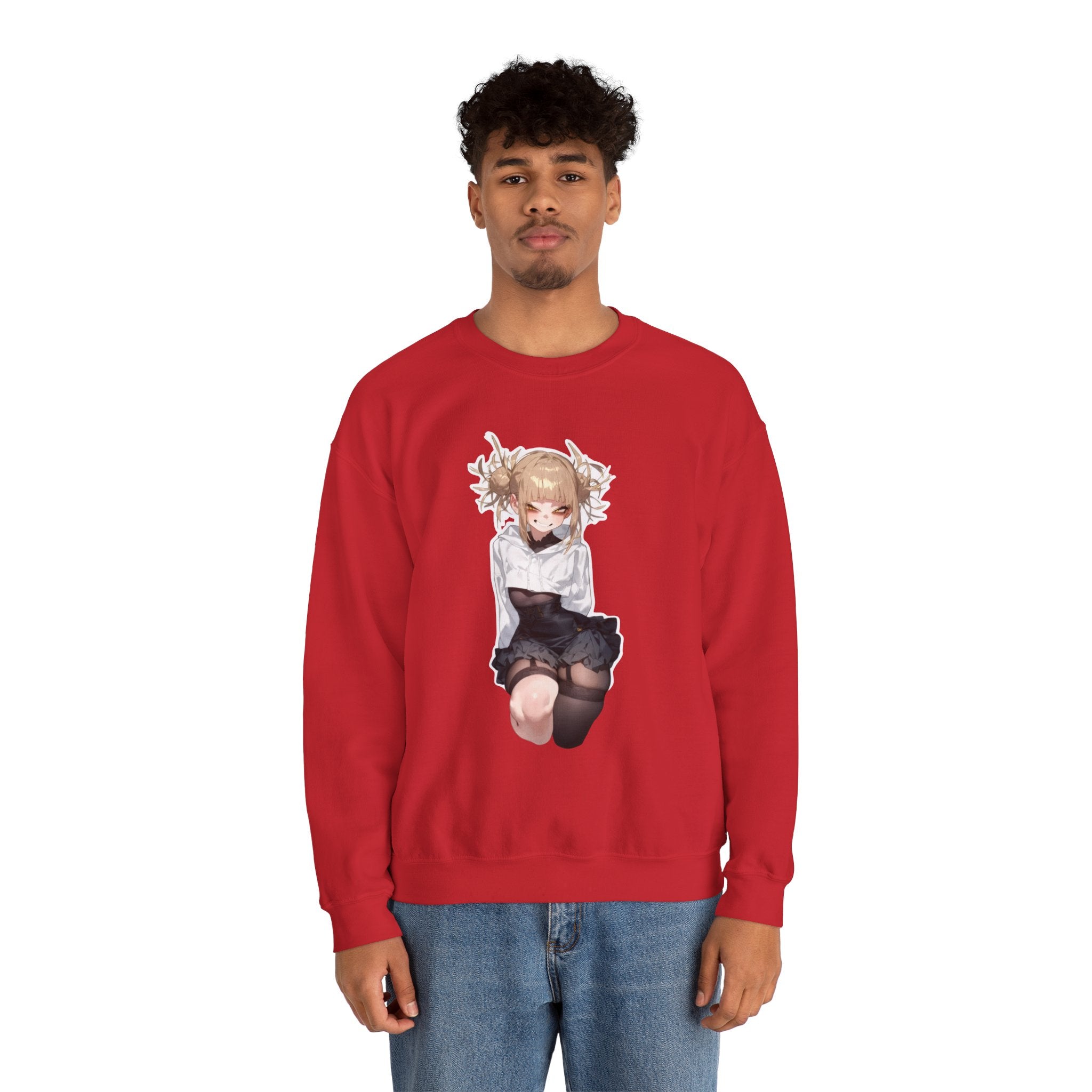 Himiko Toga Crazy Aesthetic Unisex Heavy Blend™ Crewneck Sweatshirt