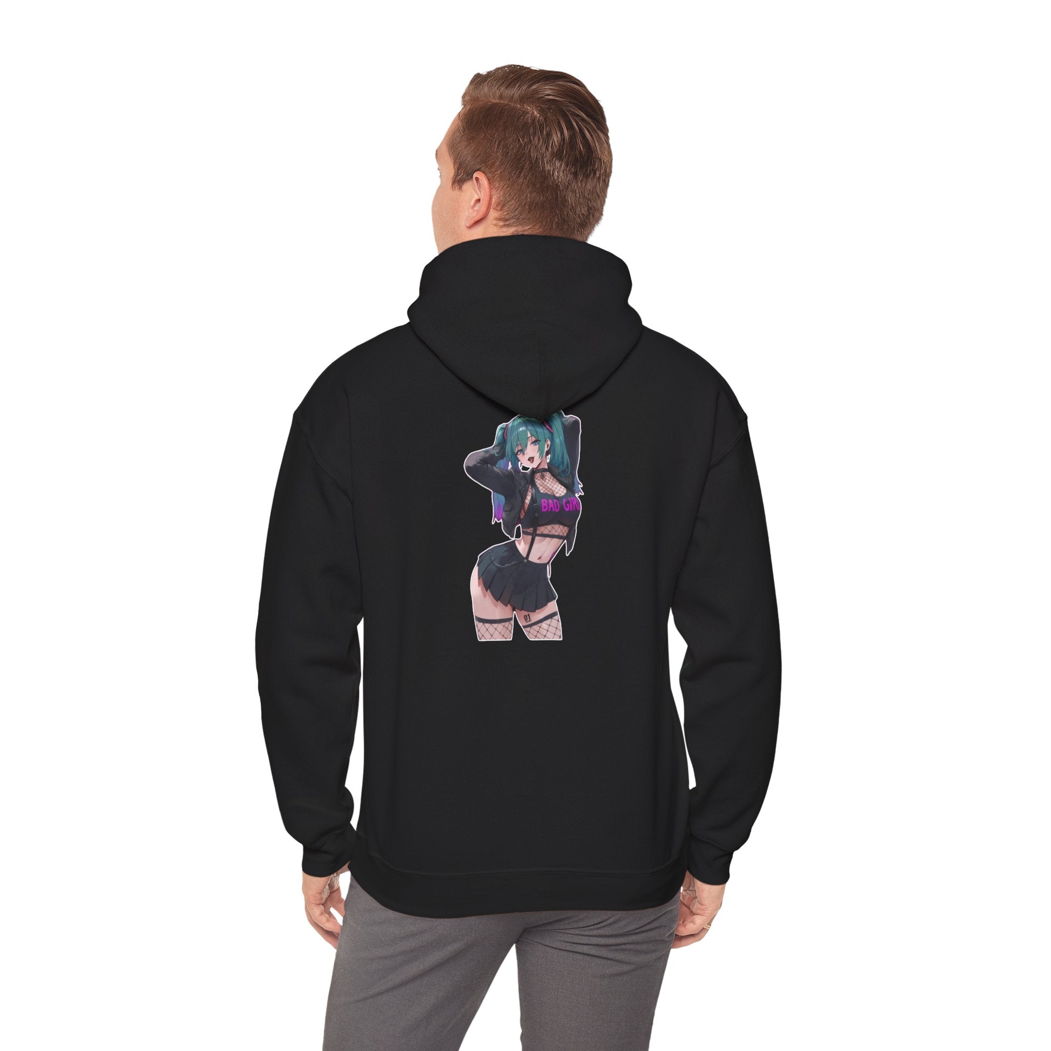 Hatsune Miku Baddie Unisex Heavy Blend™ Hooded Sweatshirt
