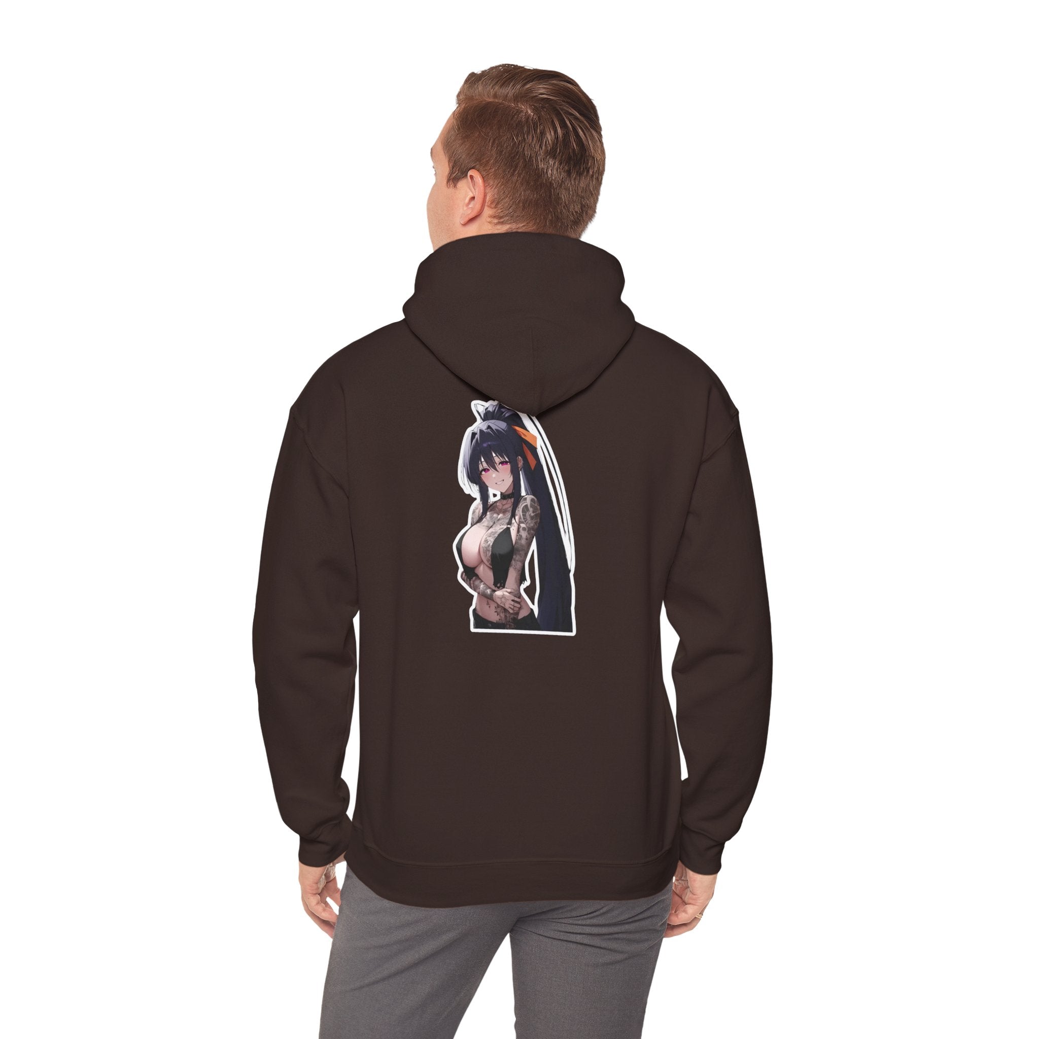 Akeno Himejima Gothic Tattooed Unisex Heavy Blend™ Hooded Sweatshirt