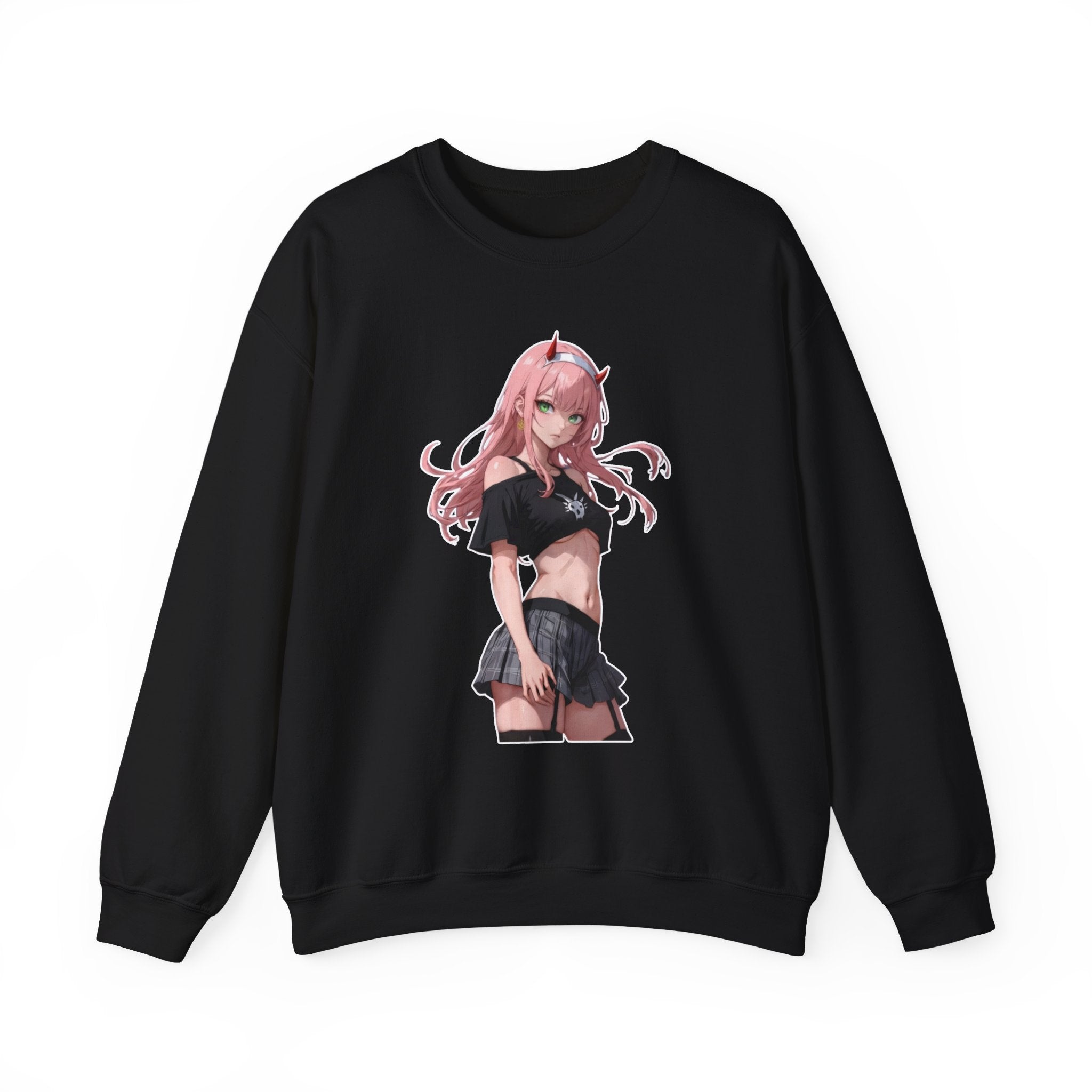 Zero Two Streetwear Style Unisex Heavy Blend™ Crewneck Sweatshirt
