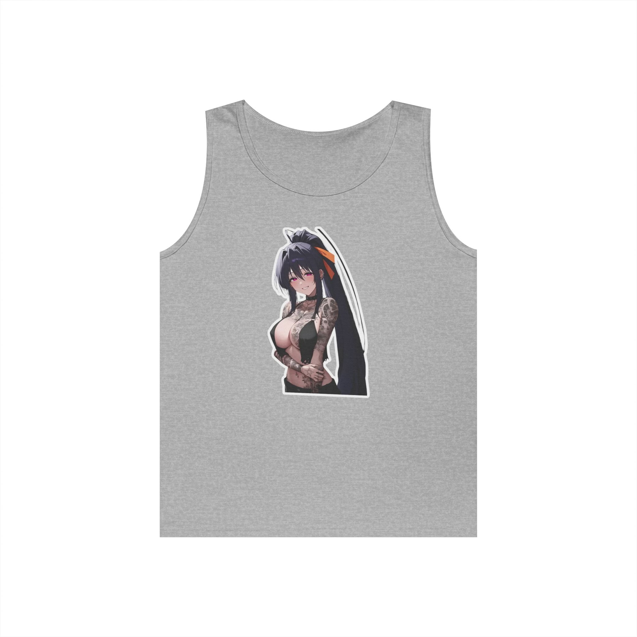 Akeno Himejima Gothic Tattooed Heavy Cotton Tank Top