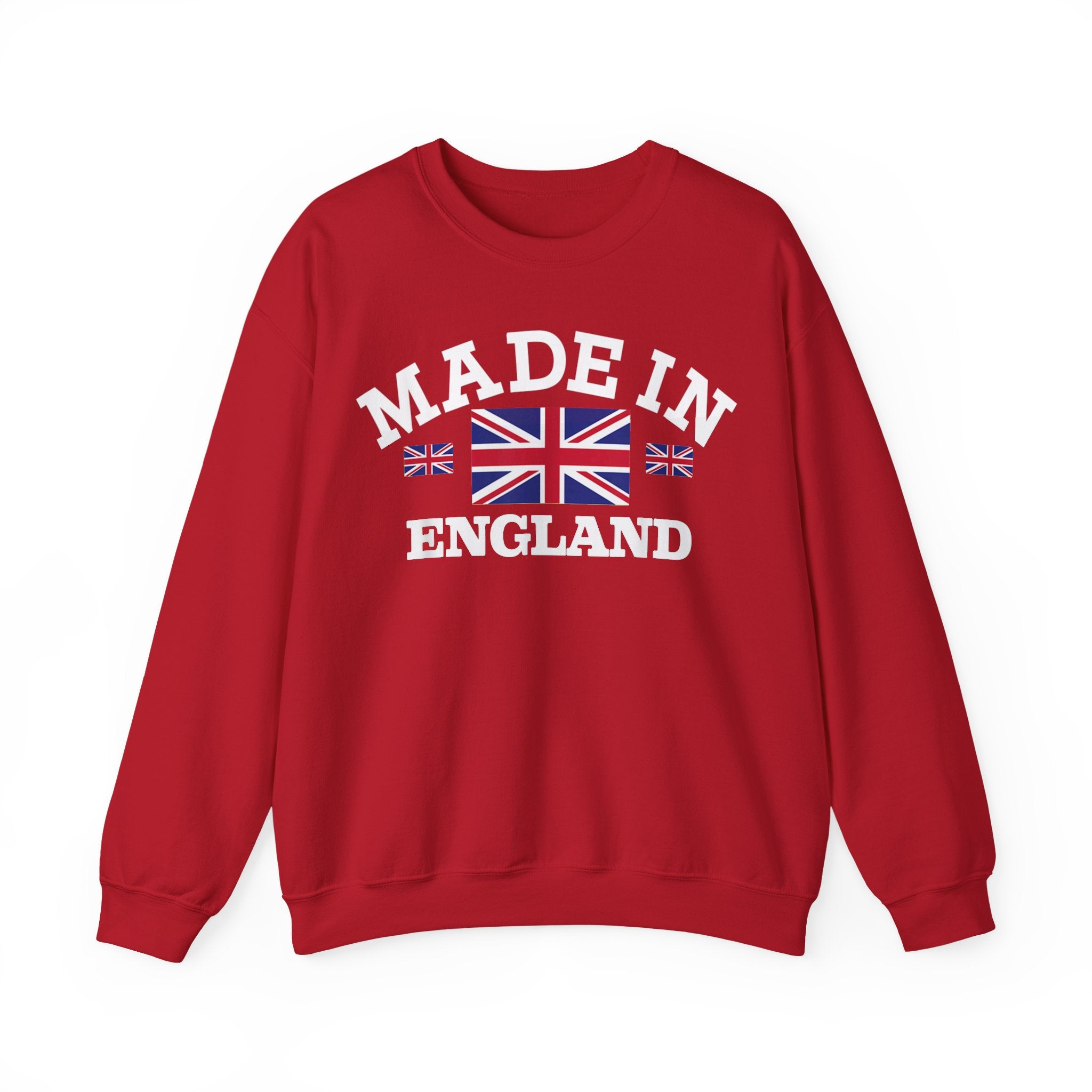 Made in England British Flag Union Jack Unisex Heavy Blend™ Crewneck Sweatshirt