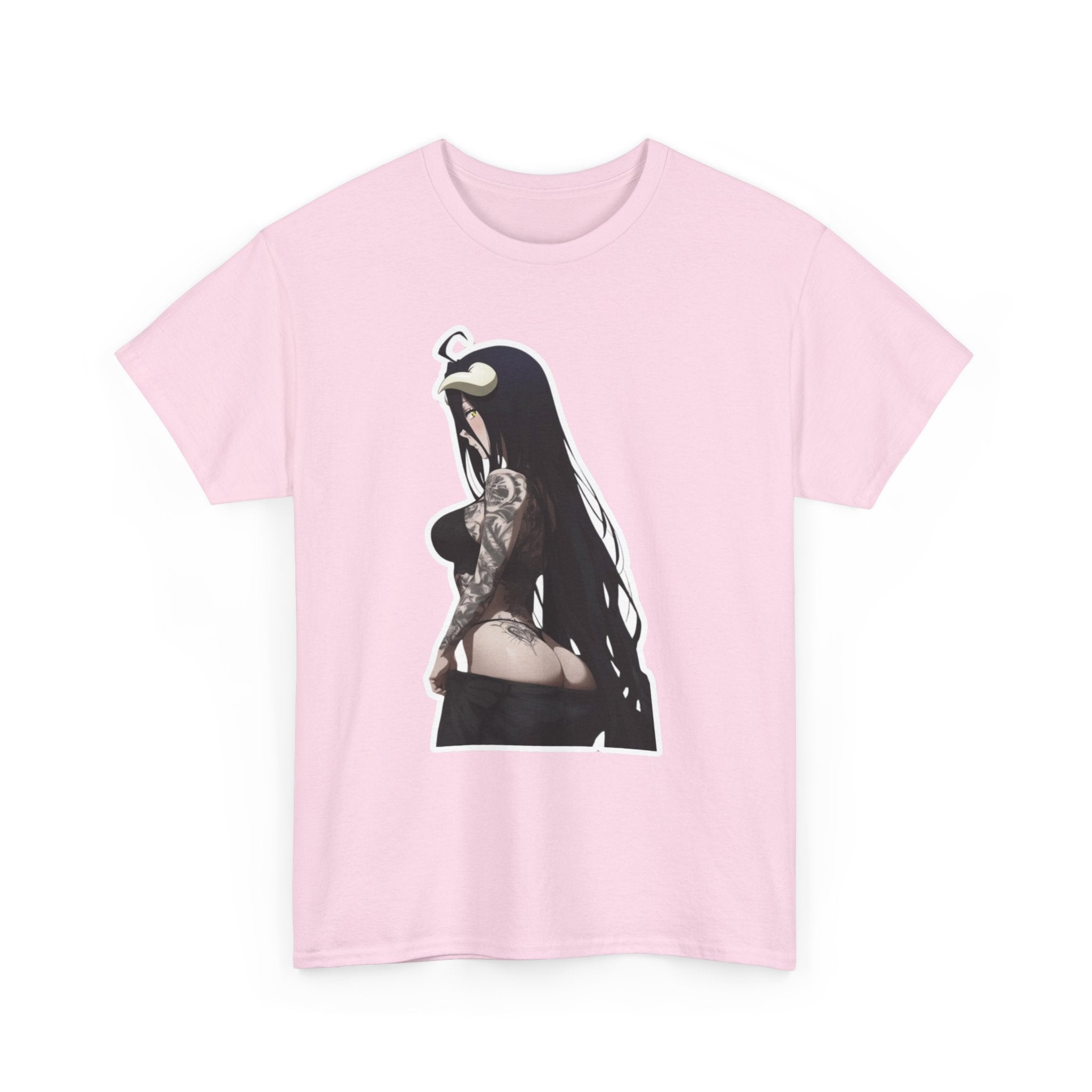 Albedo From Overlord Gothic Tattooed Unisex Heavy Cotton Tee
