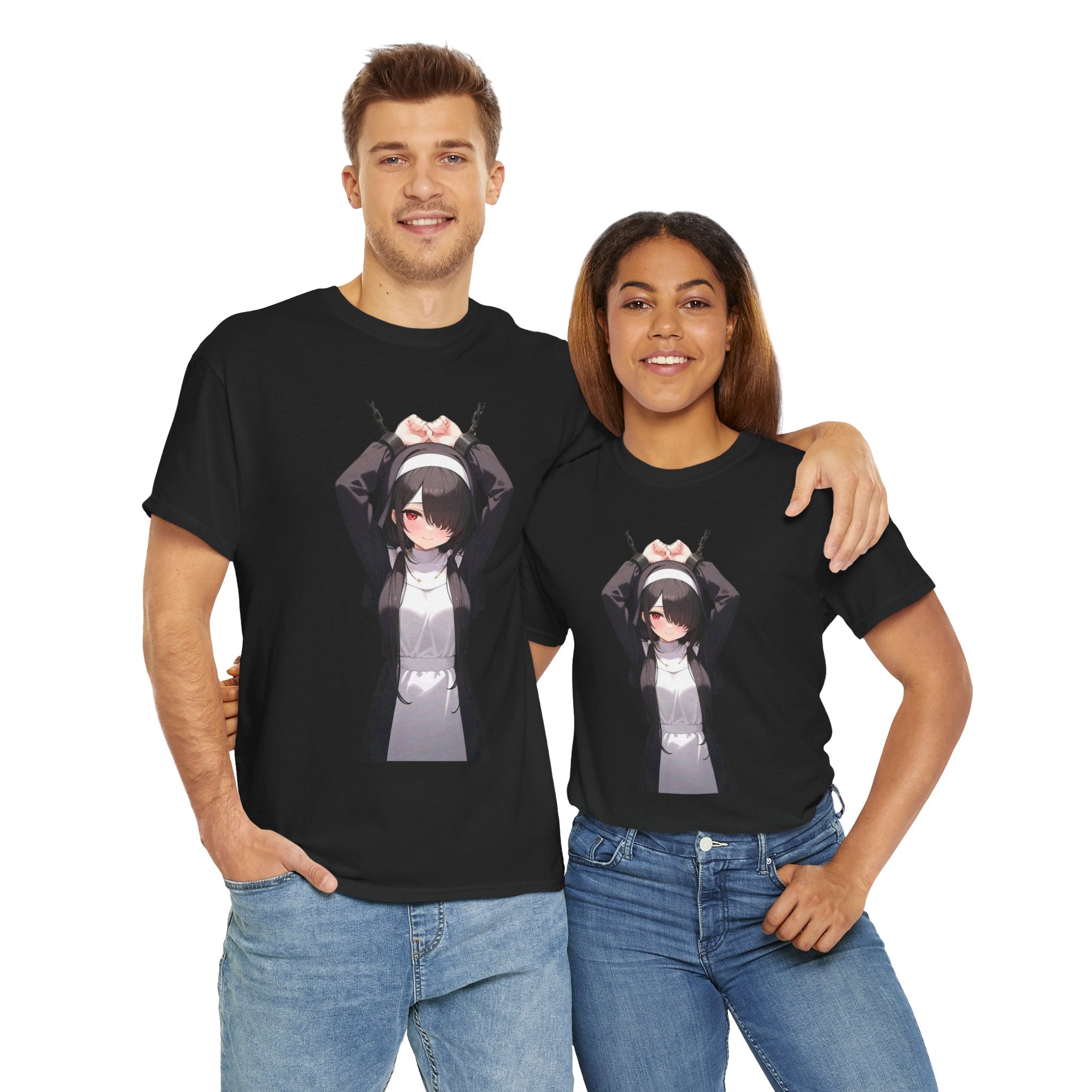 Tokisaki Kurum Nun Gothic Anime Heavy Cotton Tee