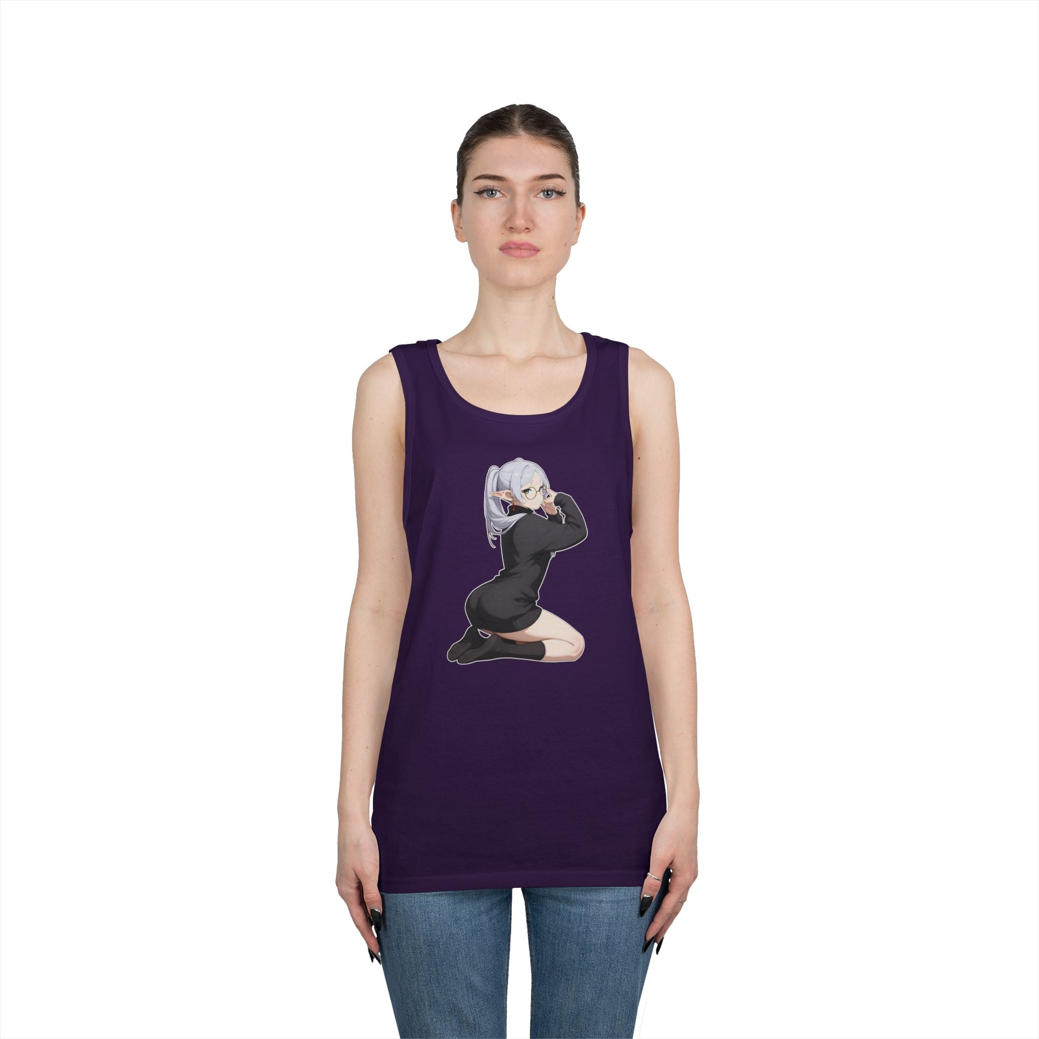 Cute Frieren Heavy Cotton Tank Top