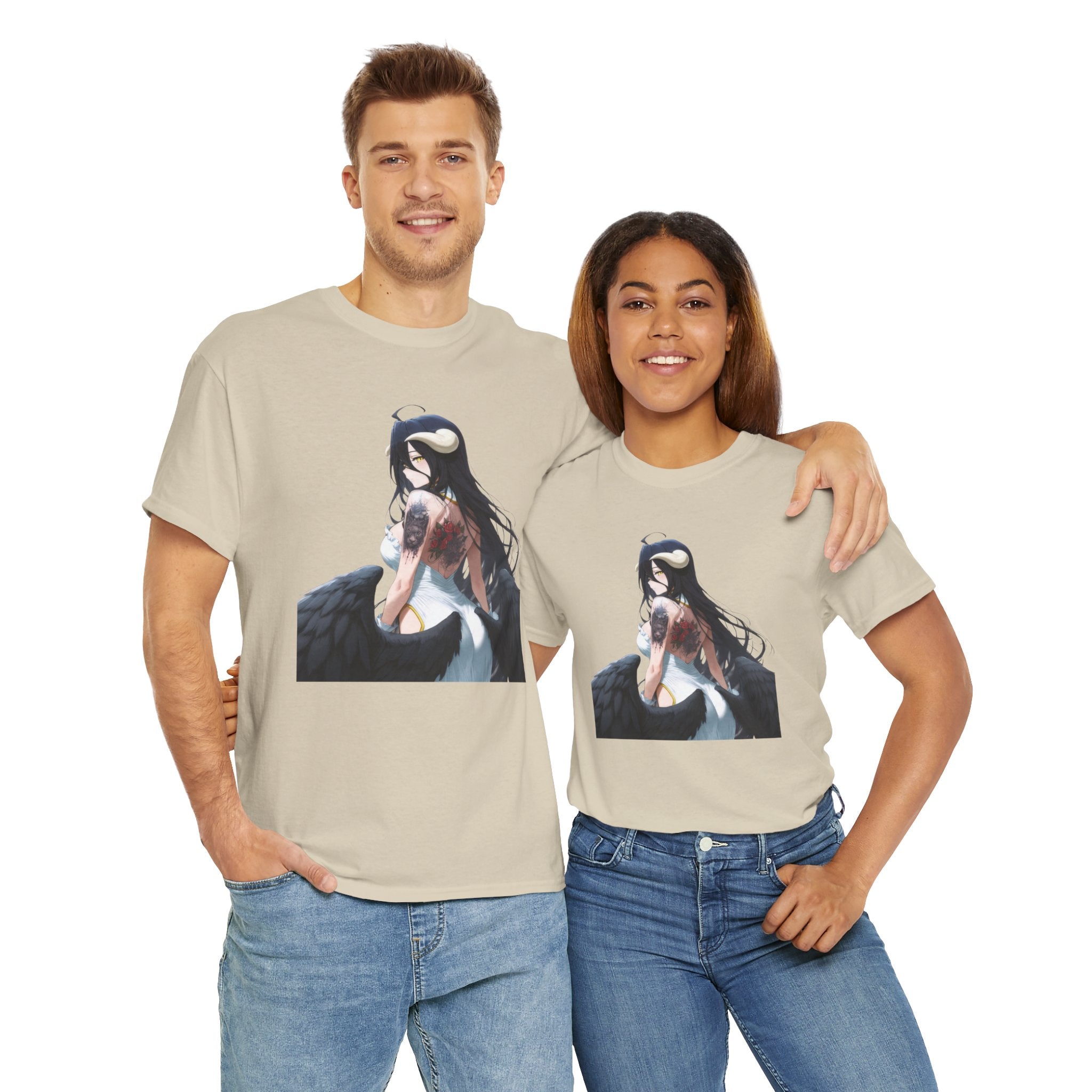 Gothic Albedo Overlord Waifu Unisex Heavy Cotton Tee