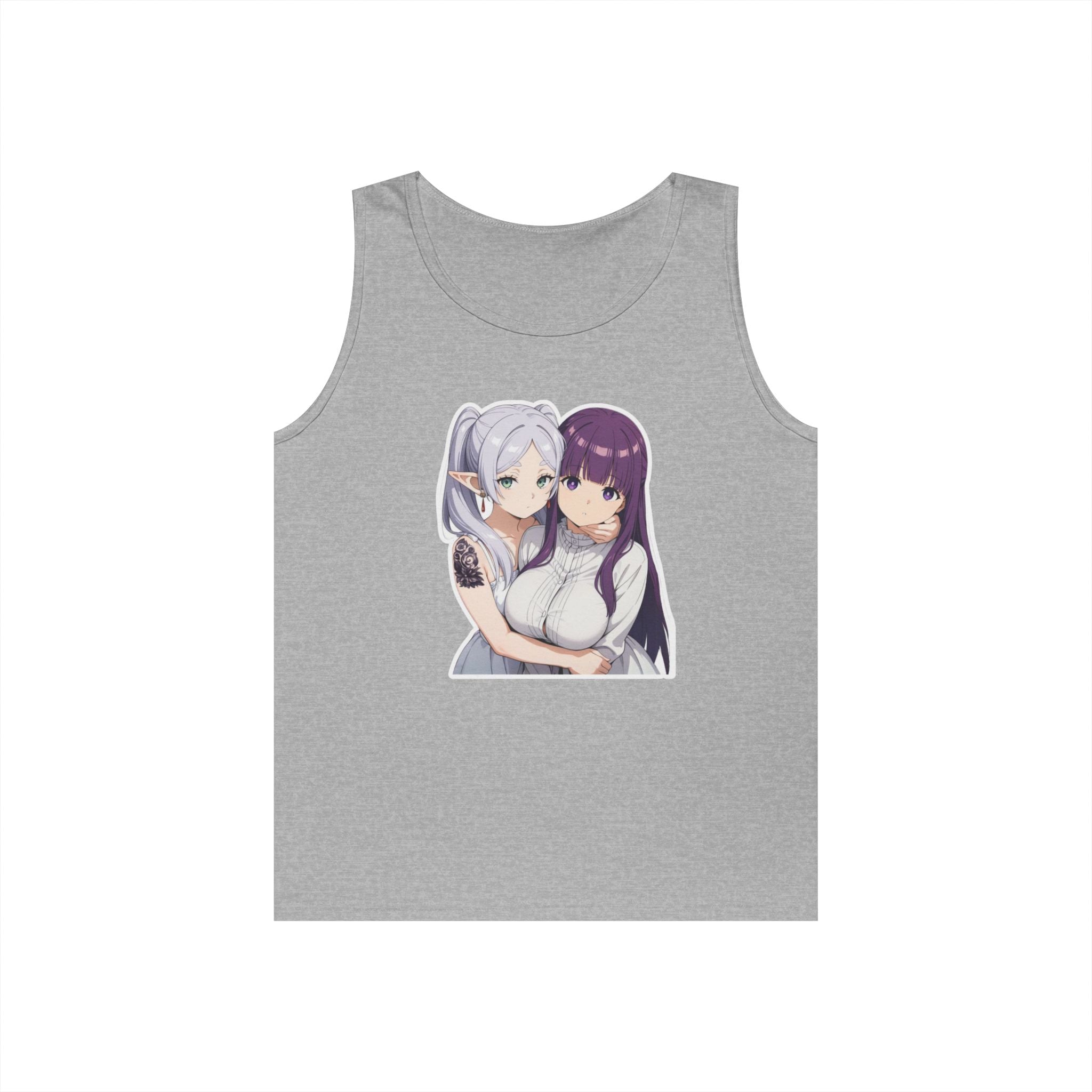 Fern x Frieren Waifu Heavy Cotton Tank Top