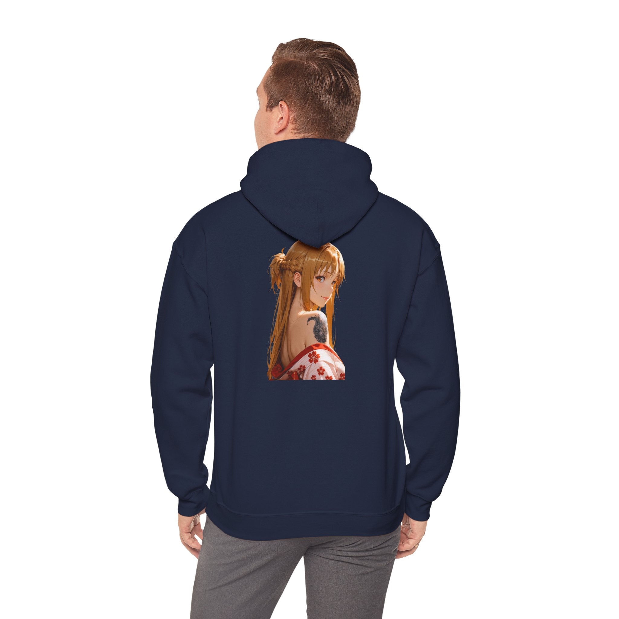 Asuna Kimono Tattoo Unisex Heavy Blend™ Hooded Sweatshirt