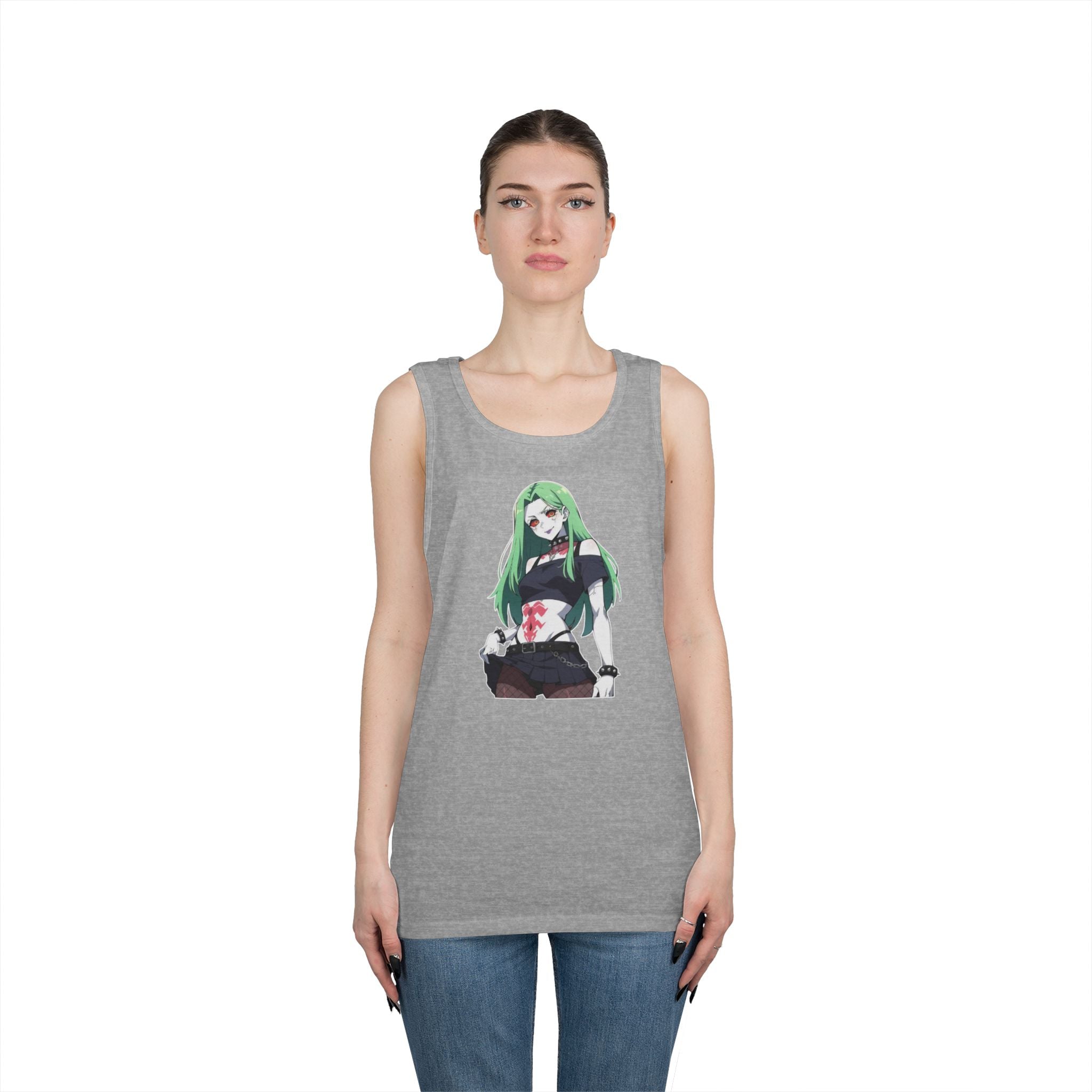 Rebecca Cyberpunk Futuristic Heavy Cotton Tank Top