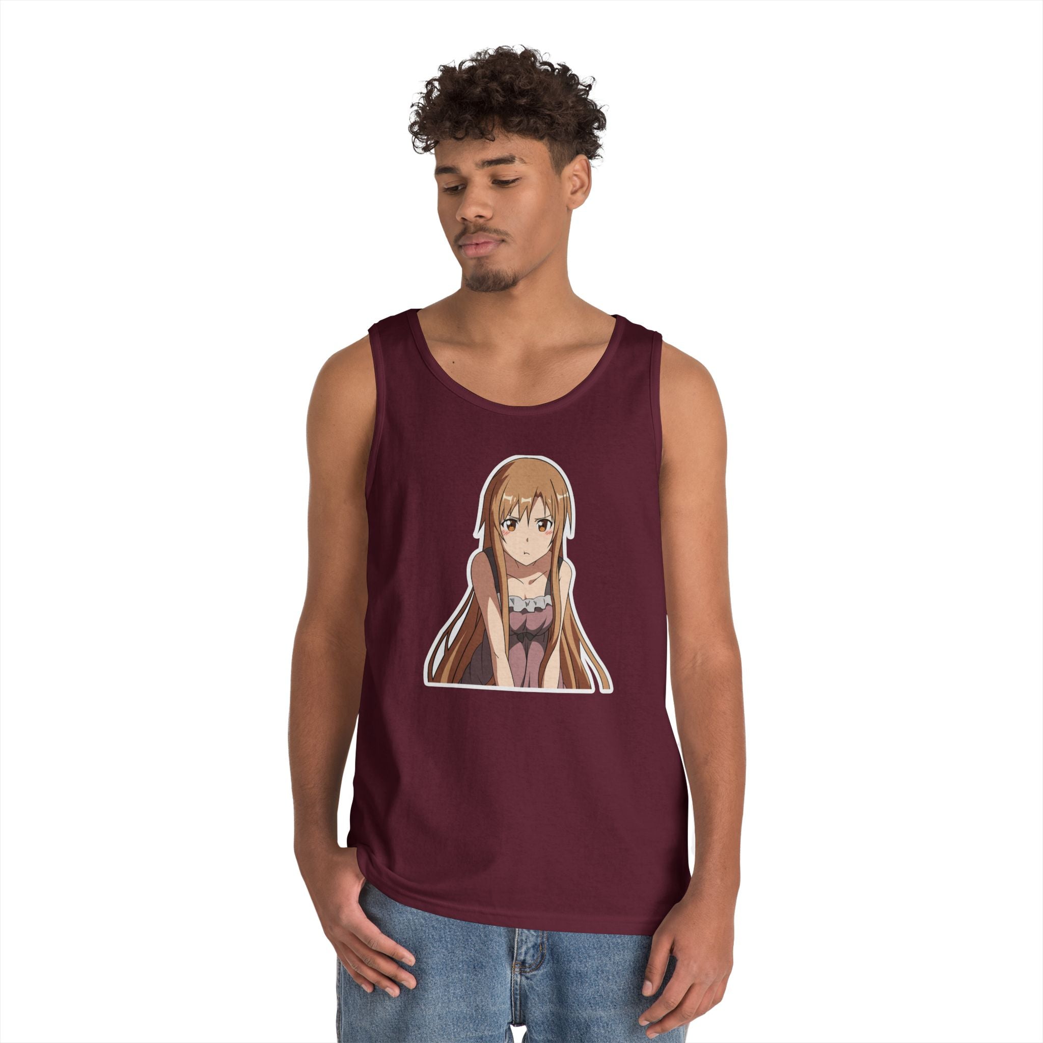 Asuna Yuuki Waifu Heavy Cotton Tank Top
