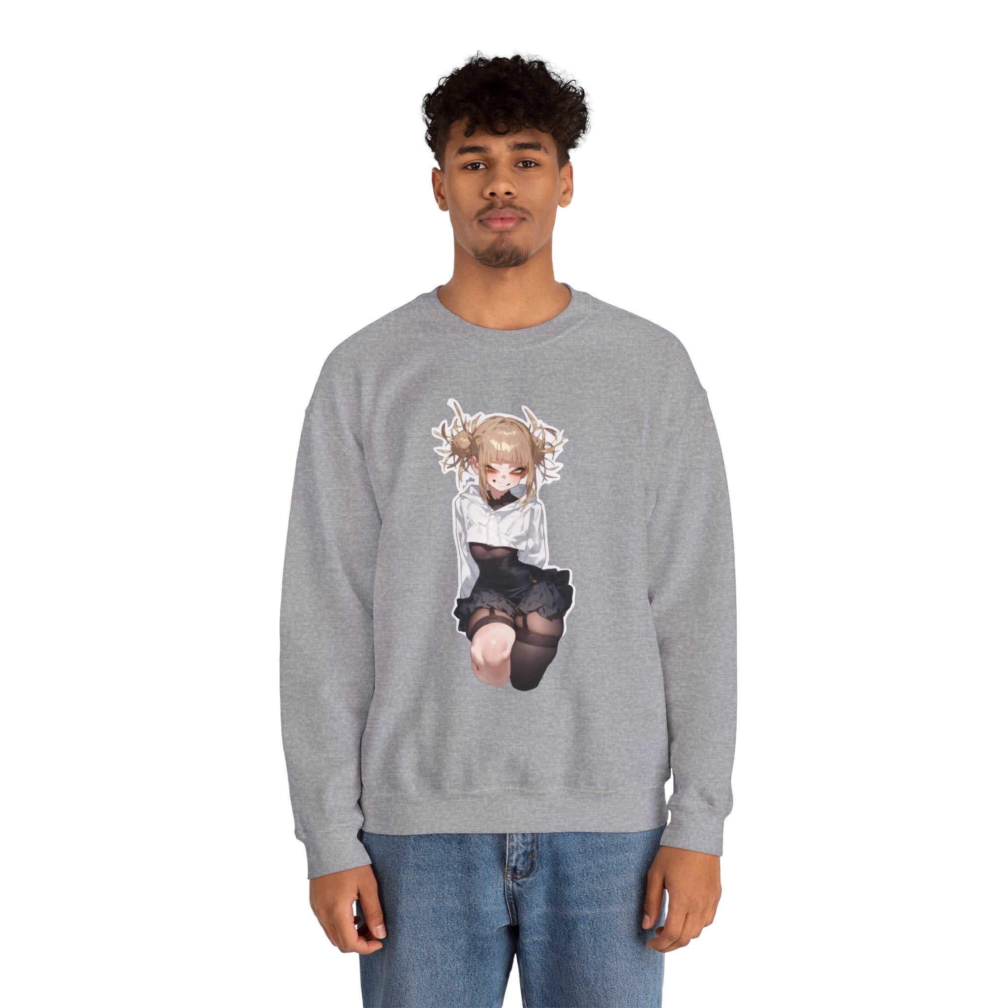 Himiko Toga Crazy Aesthetic Unisex Heavy Blend™ Crewneck Sweatshirt