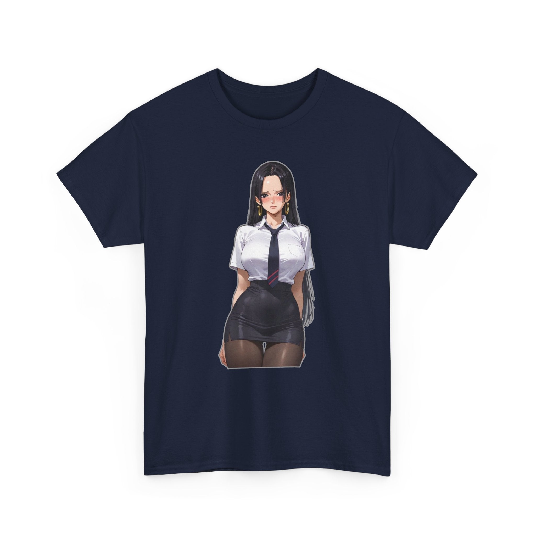 Nico Robin Office Lady Blushing Unisex Heavy Cotton Tee