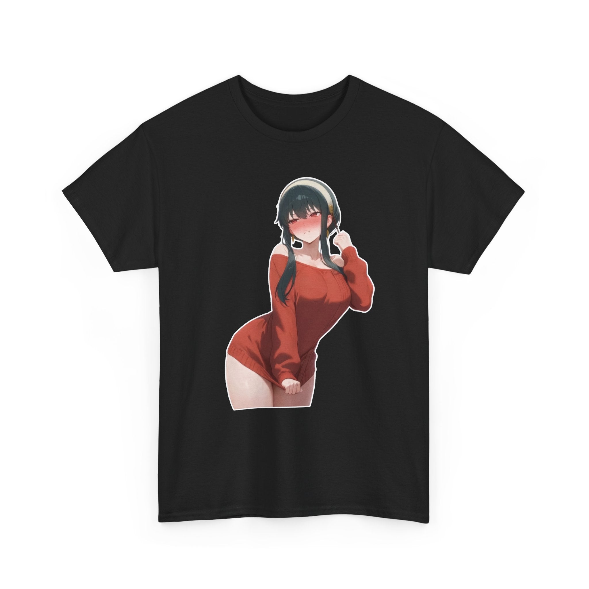 Yor Forger Blushing Waifu Unisex Heavy Cotton Tee