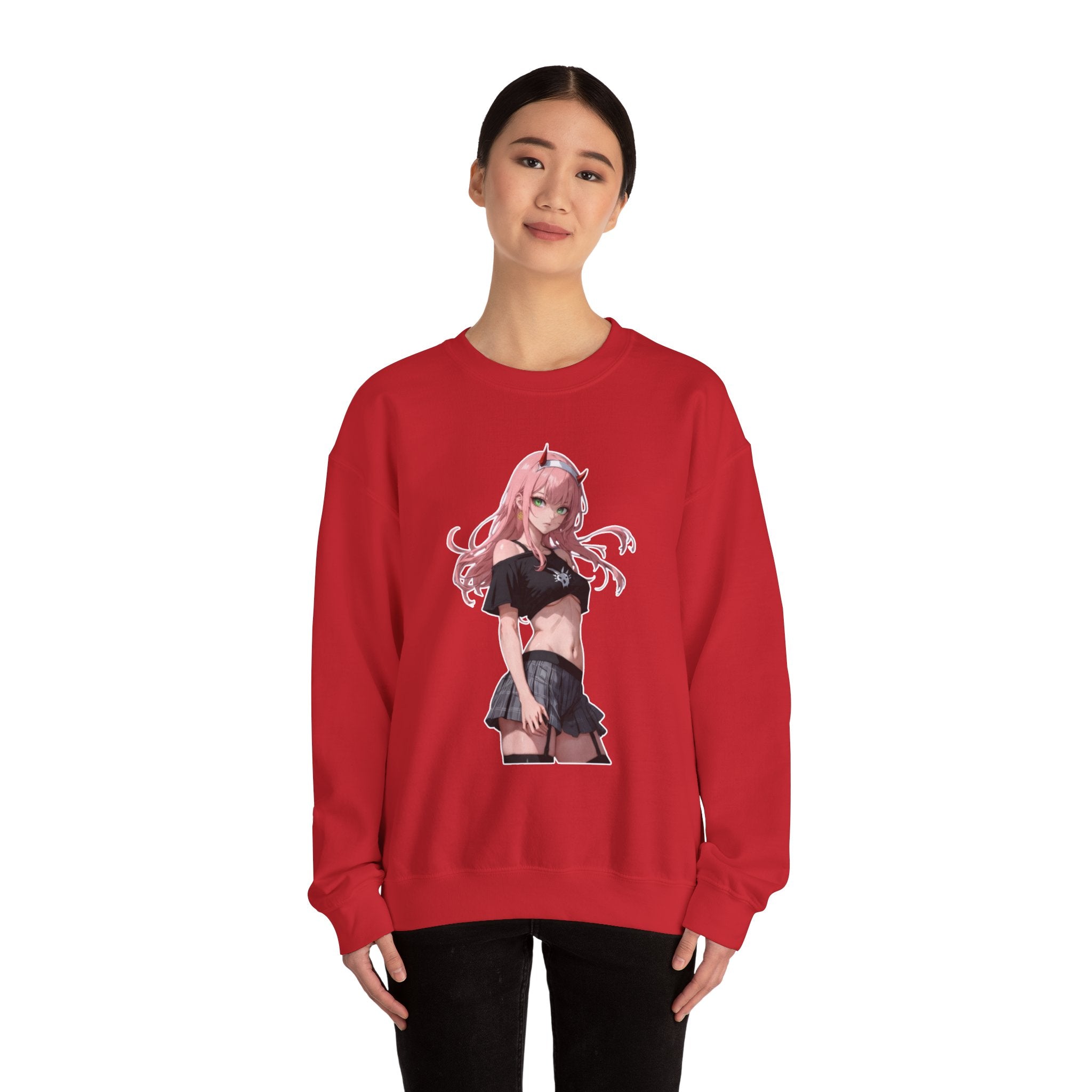 Zero Two Streetwear Style Unisex Heavy Blend™ Crewneck Sweatshirt