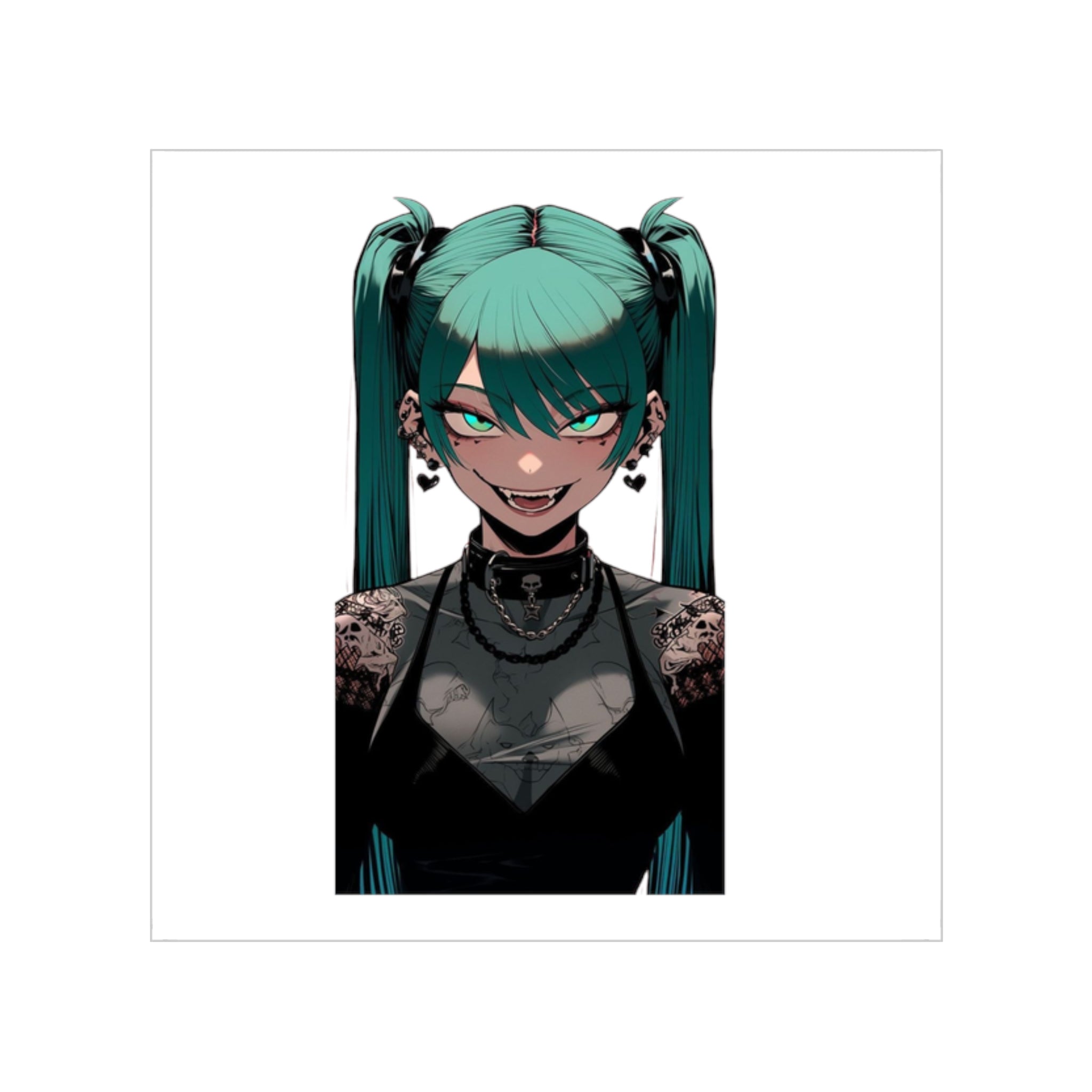 Miku With Devil Smile Sticker